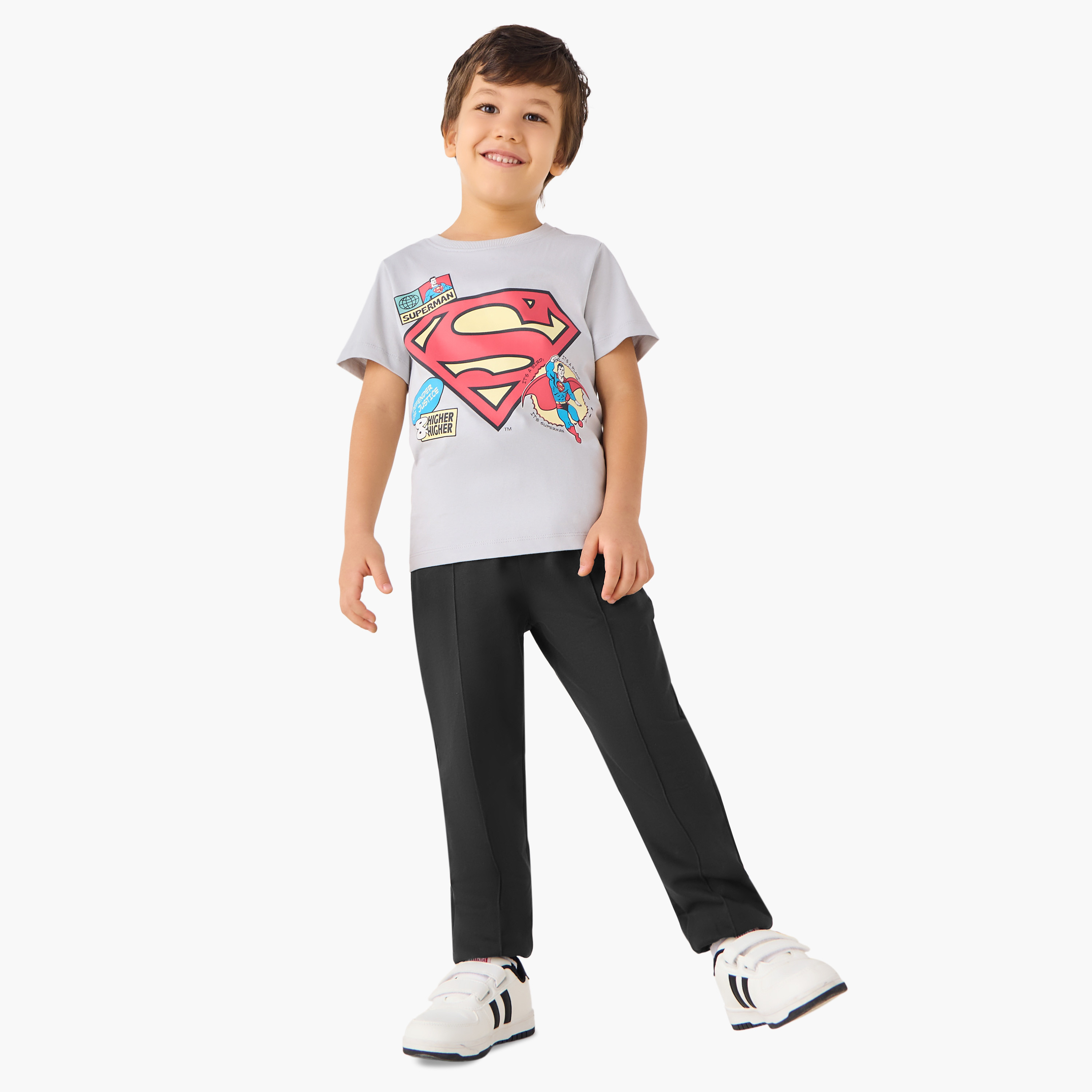 بنطلون رياضي بألواح مع رباط إغلاق من جونيورز-boys-clothing-bottoms-joggersandtrackpants-image-4