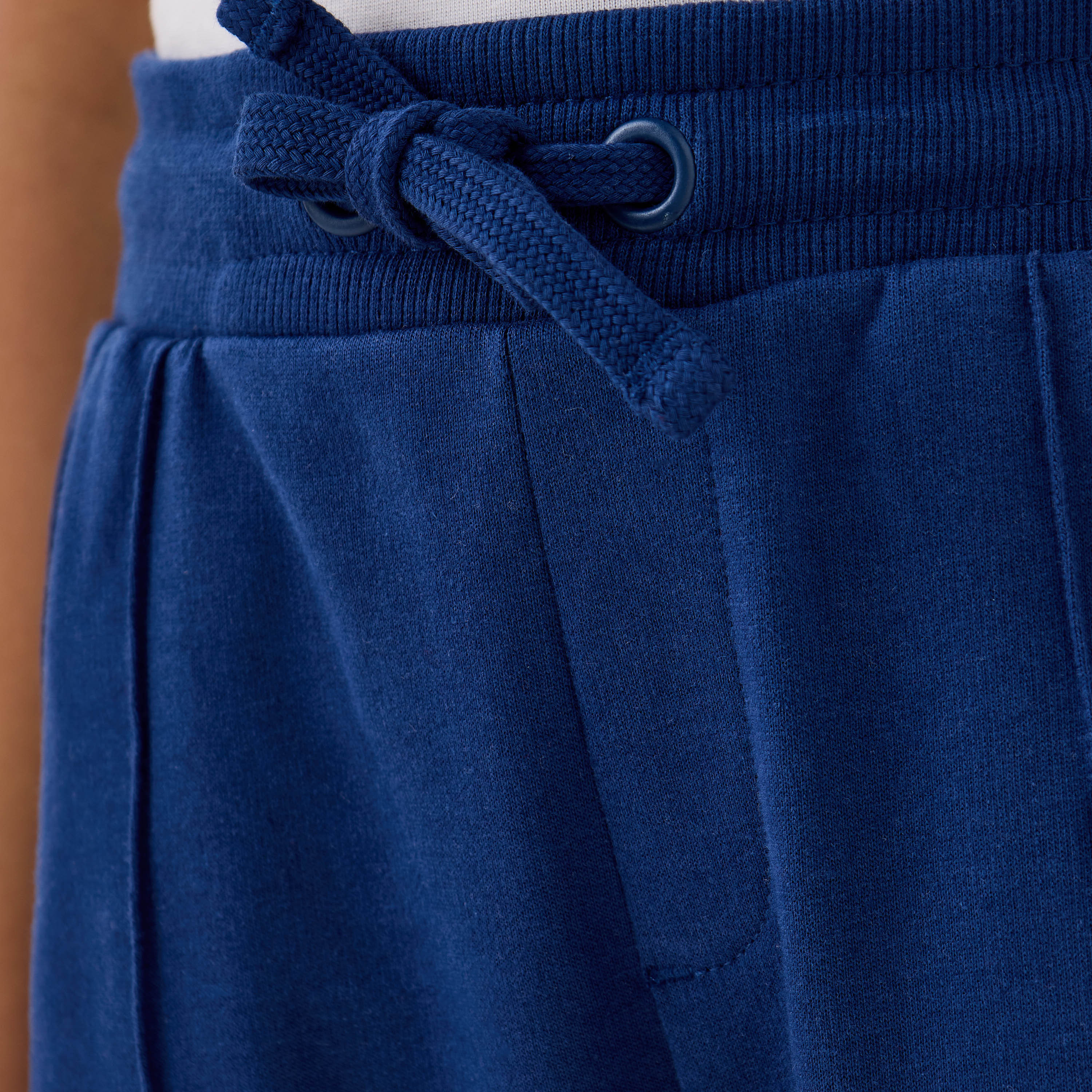 Juniors Panelled Joggers with Drawstring Closure-boys-clothing-bottoms-joggersandtrackpants-image-5