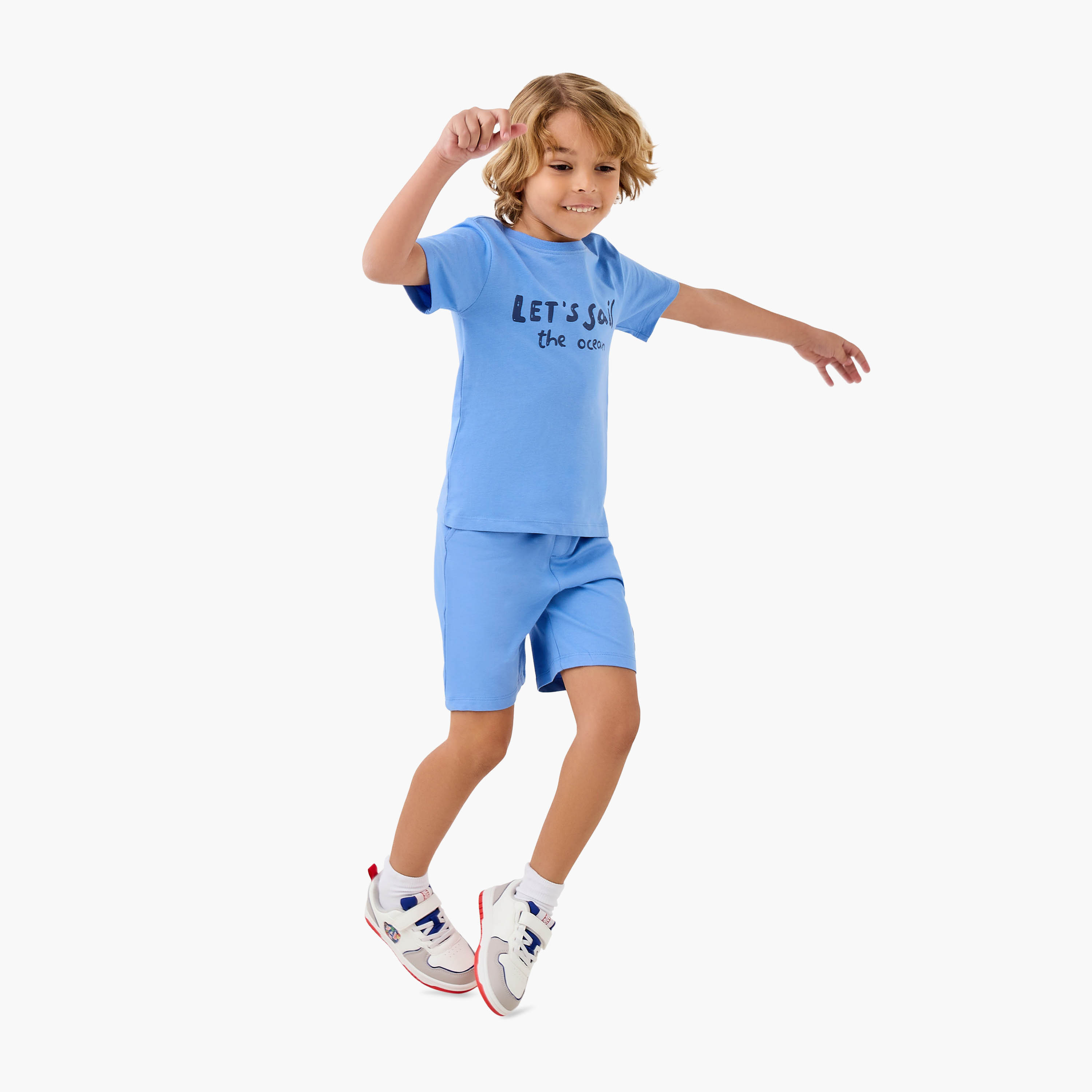 طقم شورت وتيشيرت 3 قطع متنوعة من جونيورز-boys-clothing-setsandcoords-image-2