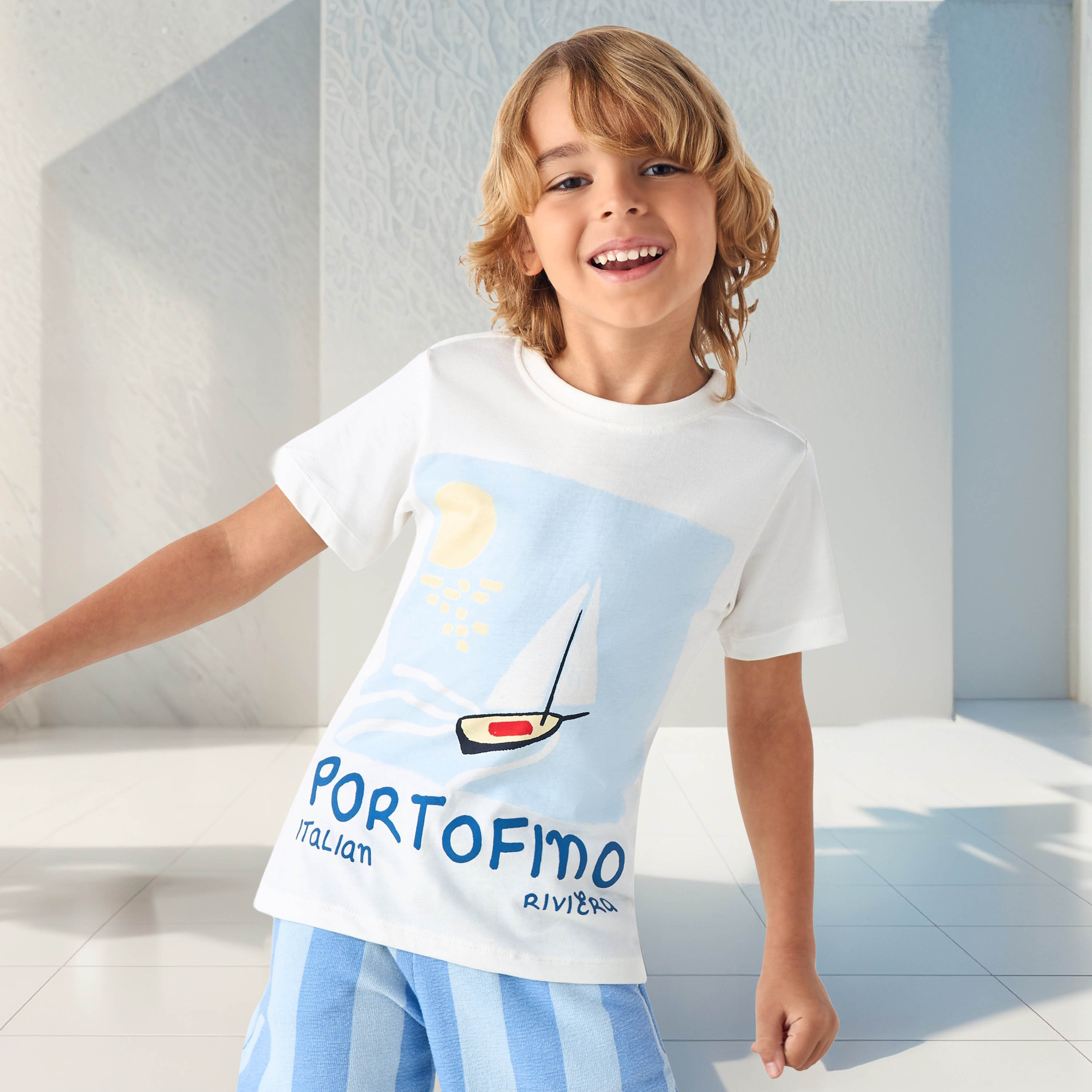 Juniors 3-Piece Nautical Print Crew Neck T-shirt and Shorts Set-baby-boys-clothing-setsandcoords-image-5