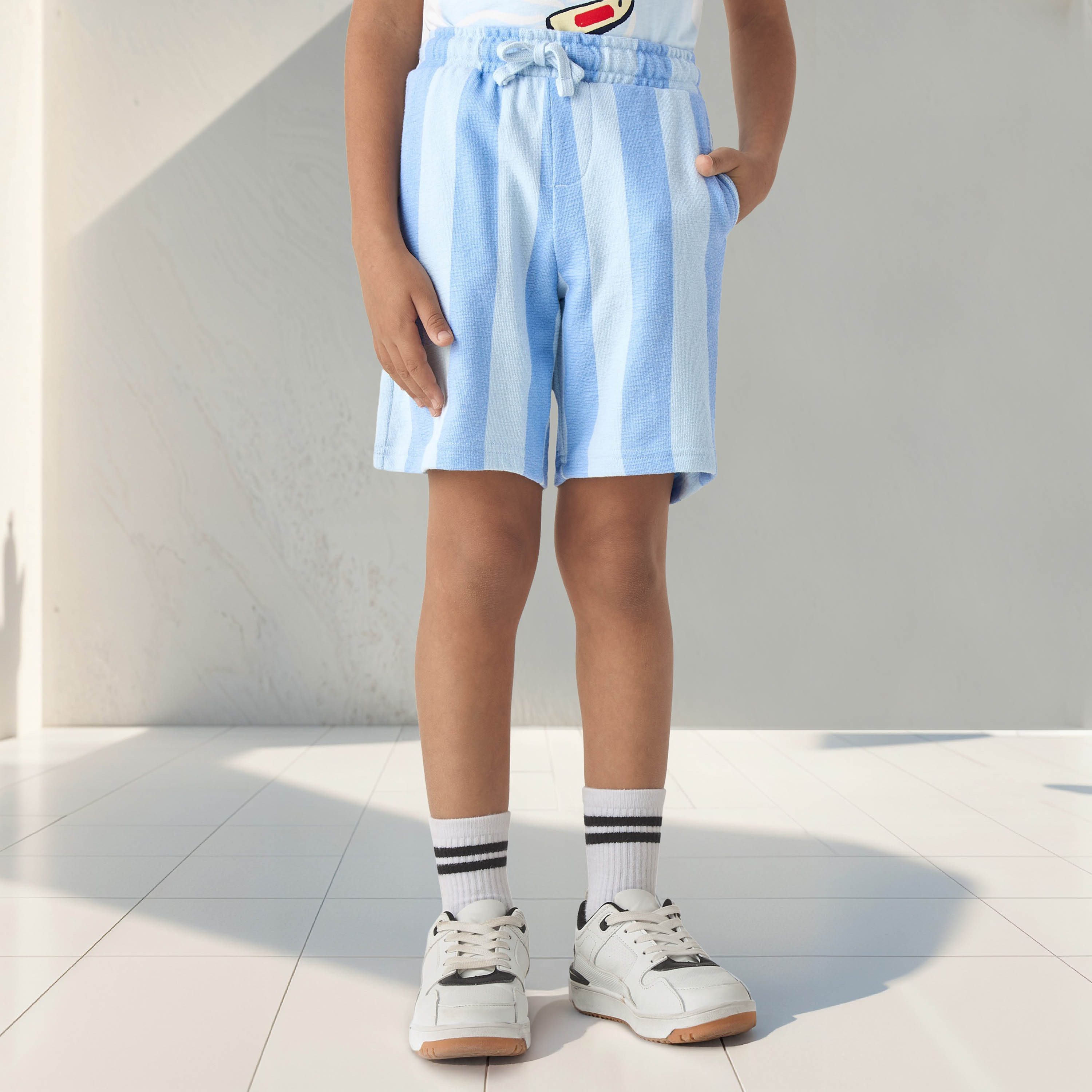Juniors 3-Piece Nautical Print Crew Neck T-shirt and Shorts Set-baby-boys-clothing-setsandcoords-image-6