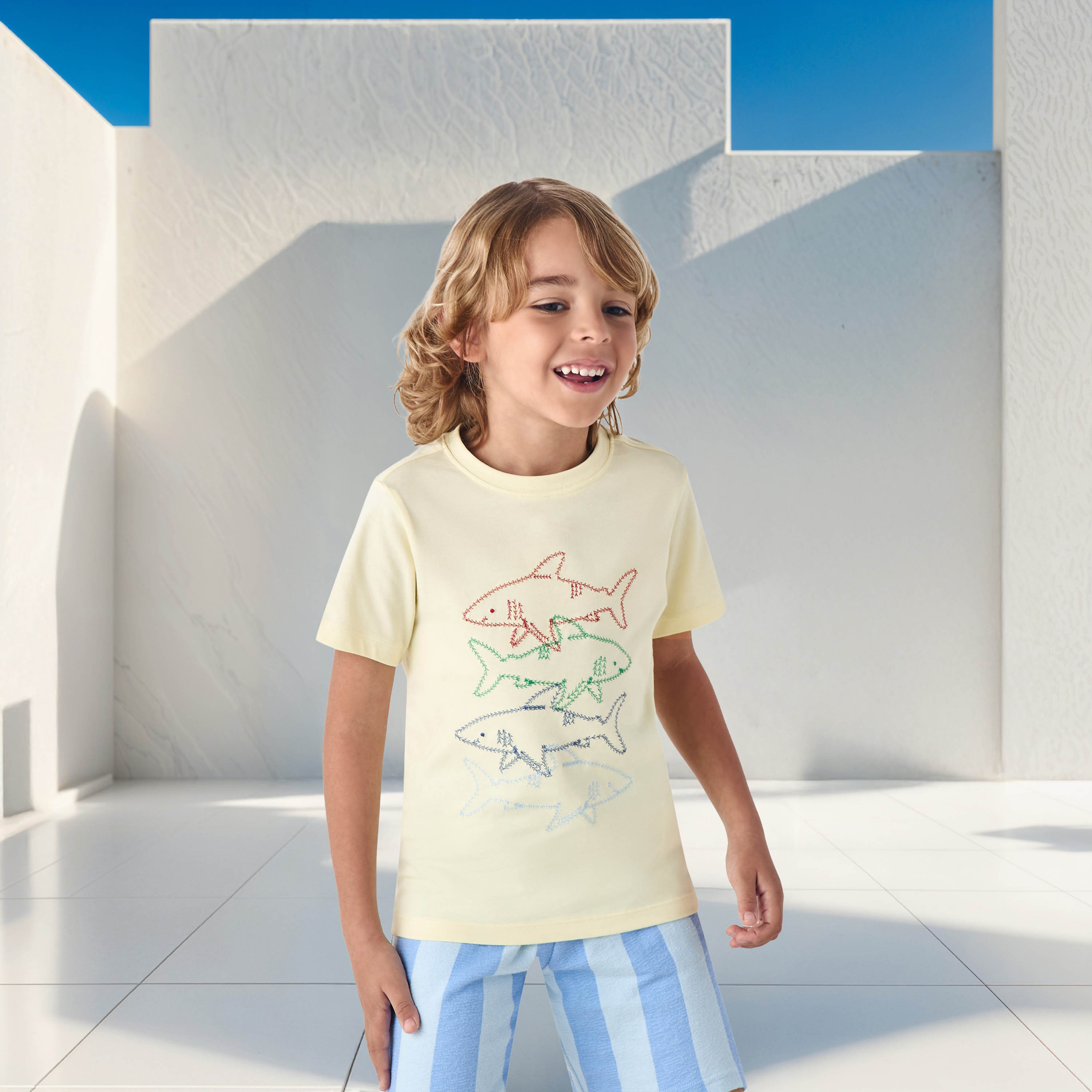 Juniors 3-Piece Nautical Print Crew Neck T-shirt and Shorts Set-baby-boys-clothing-setsandcoords-image-9