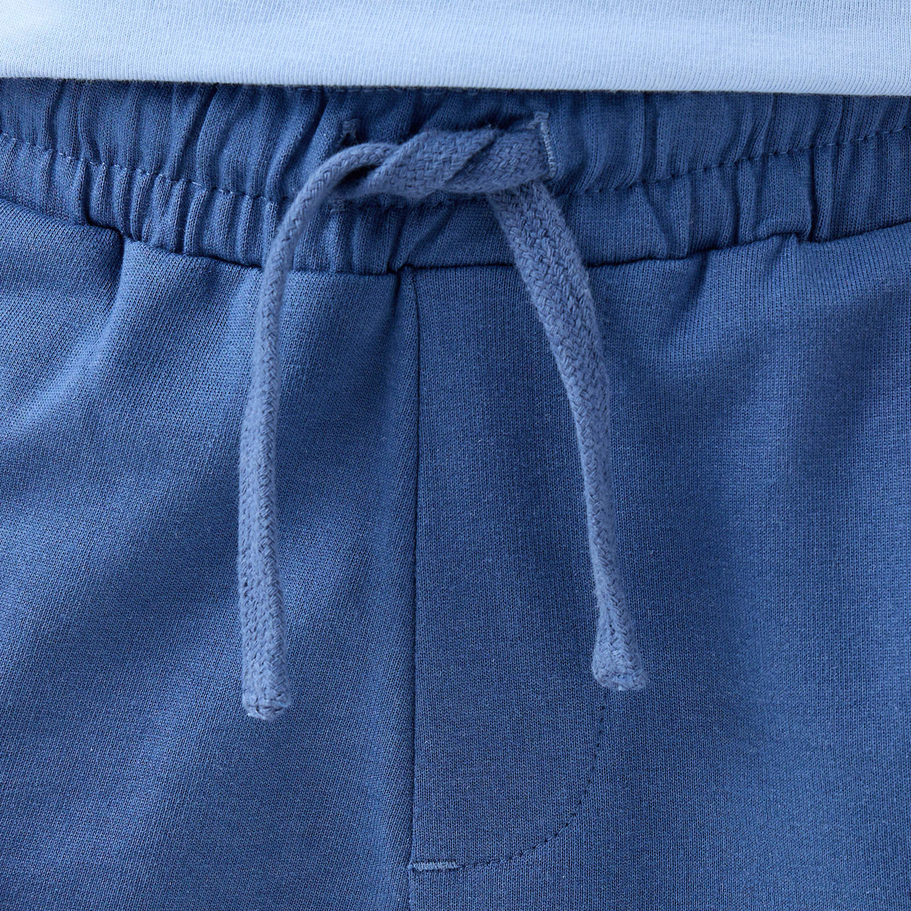 طقم تيشيرت بياقة ضيقة وشورت بطبعات 3 قطع من جونيورز-boys-clothing-setsandcoords-image-6