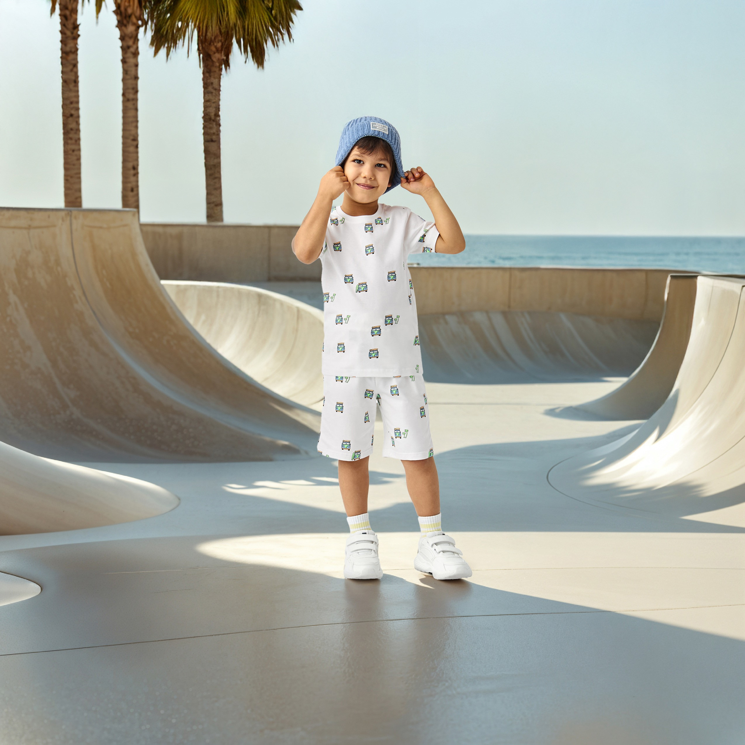شورت بطبعات مع تيشيرتات من جونيورز-boys-clothing-setsandcoords-image-8