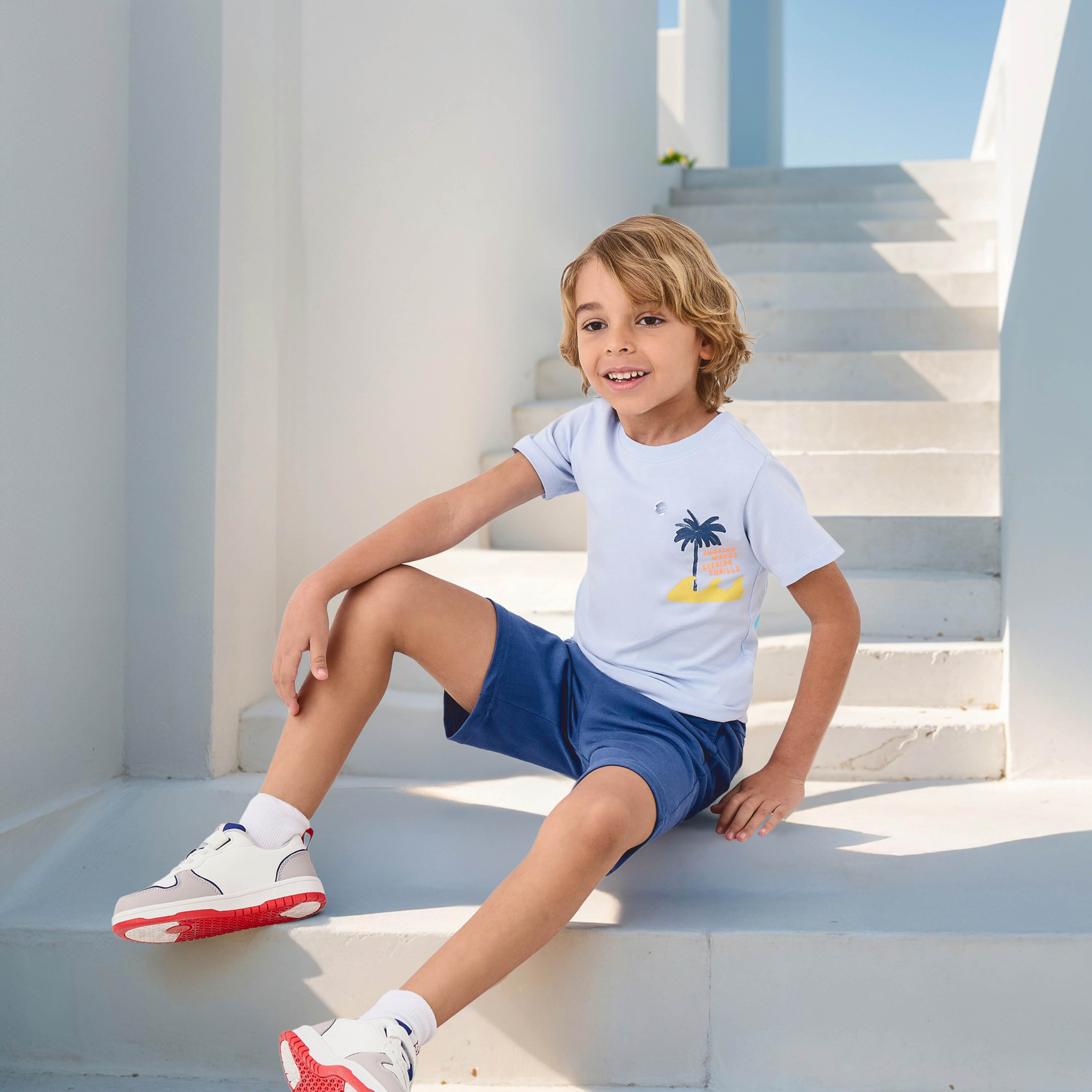 Juniors Printed 3-Piece T-shirt and Shorts Set-baby-boys-clothing-setsandcoords-image-2