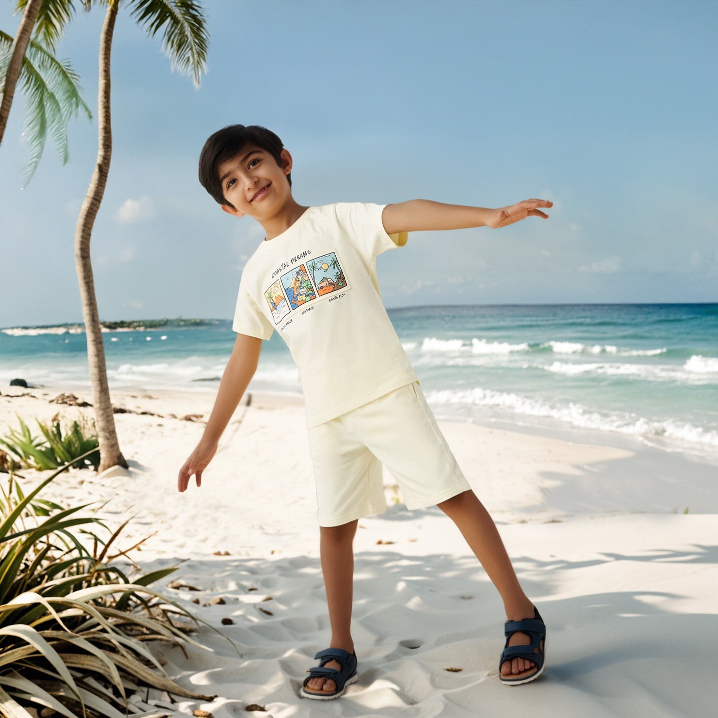 Juniors 3-Piece Printed T-shirt and Shorts Set-boys-clothing-setsandcoords-image-9