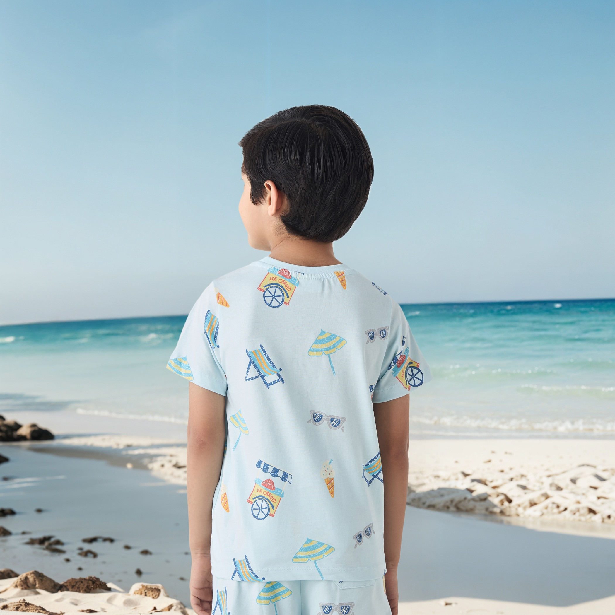Juniors 3-Piece Printed T-shirt and Shorts Set-boys-clothing-setsandcoords-image-3