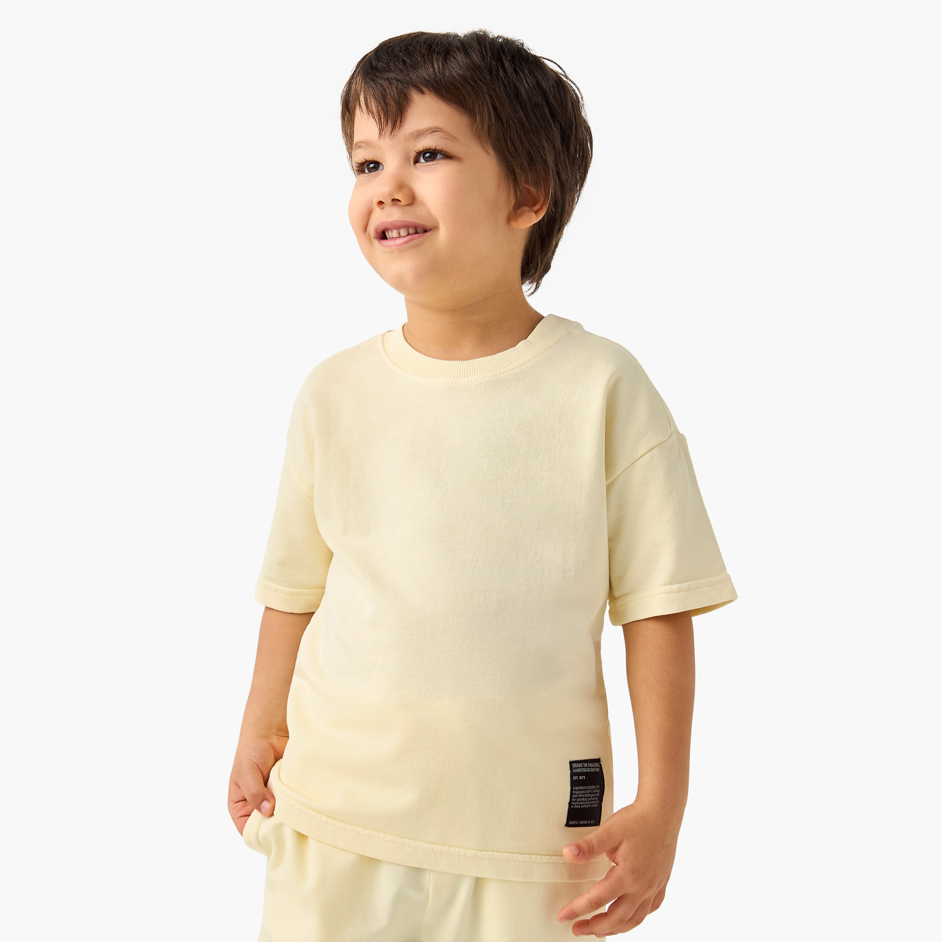 طقم شورت وتيشيرت سادة من جونيورز-boys-clothing-setsandcoords-image-3