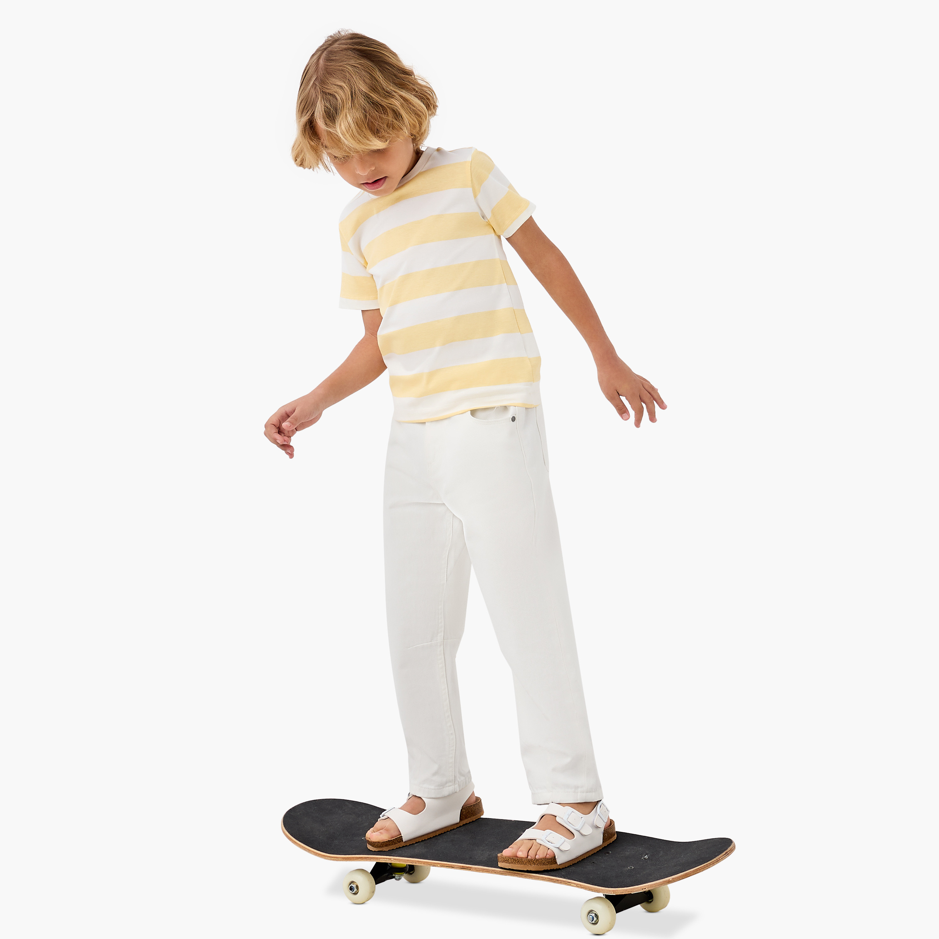 Juniors Solid Jeans with Pockets-boys-clothing-bottoms-jeans-image-2