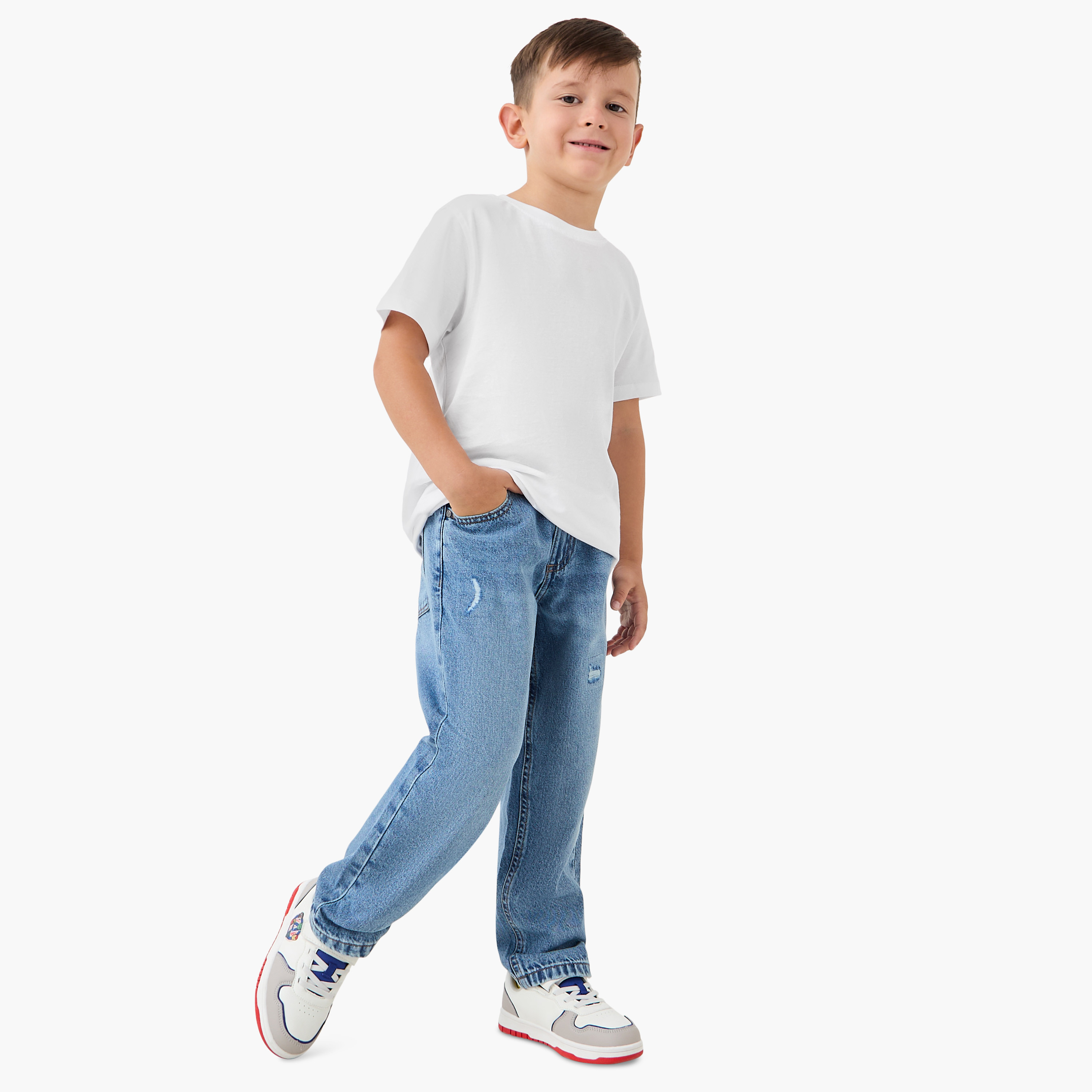 بنطلون جينز للأولاد بجيوب من جونيورز-boys-clothing-bottoms-jeans-image-2