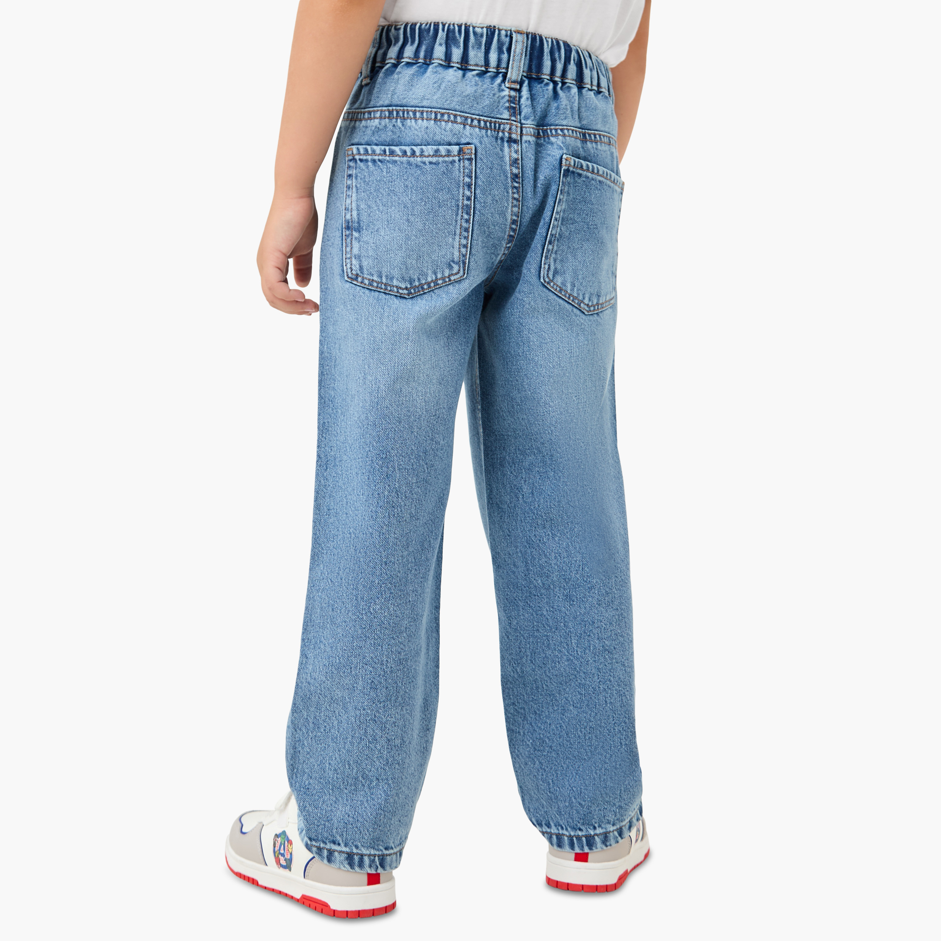 بنطلون جينز للأولاد بجيوب من جونيورز-boys-clothing-bottoms-jeans-image-3