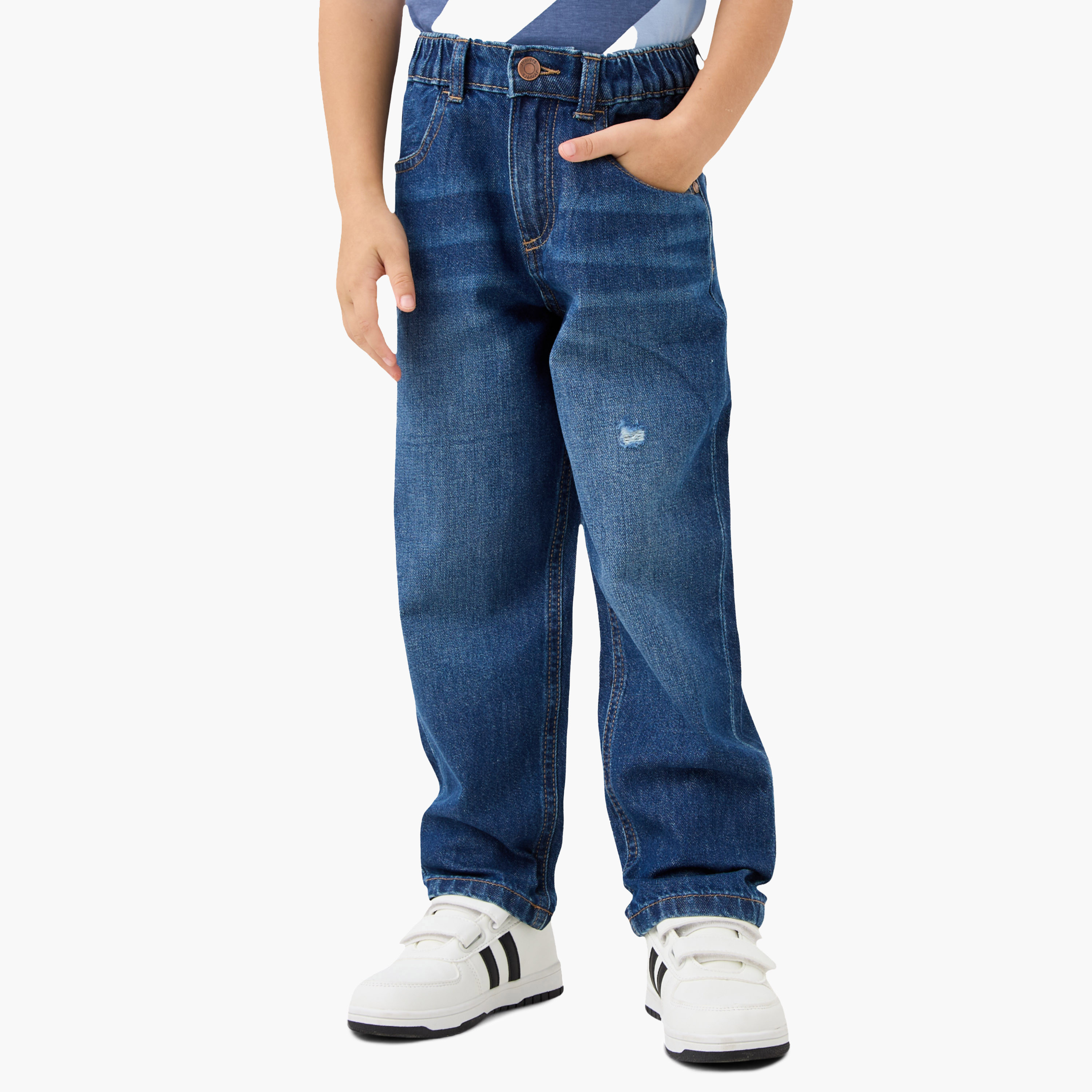 Juniors Boys' Jeans with Pockets-boys-clothing-bottoms-jeans-image-1