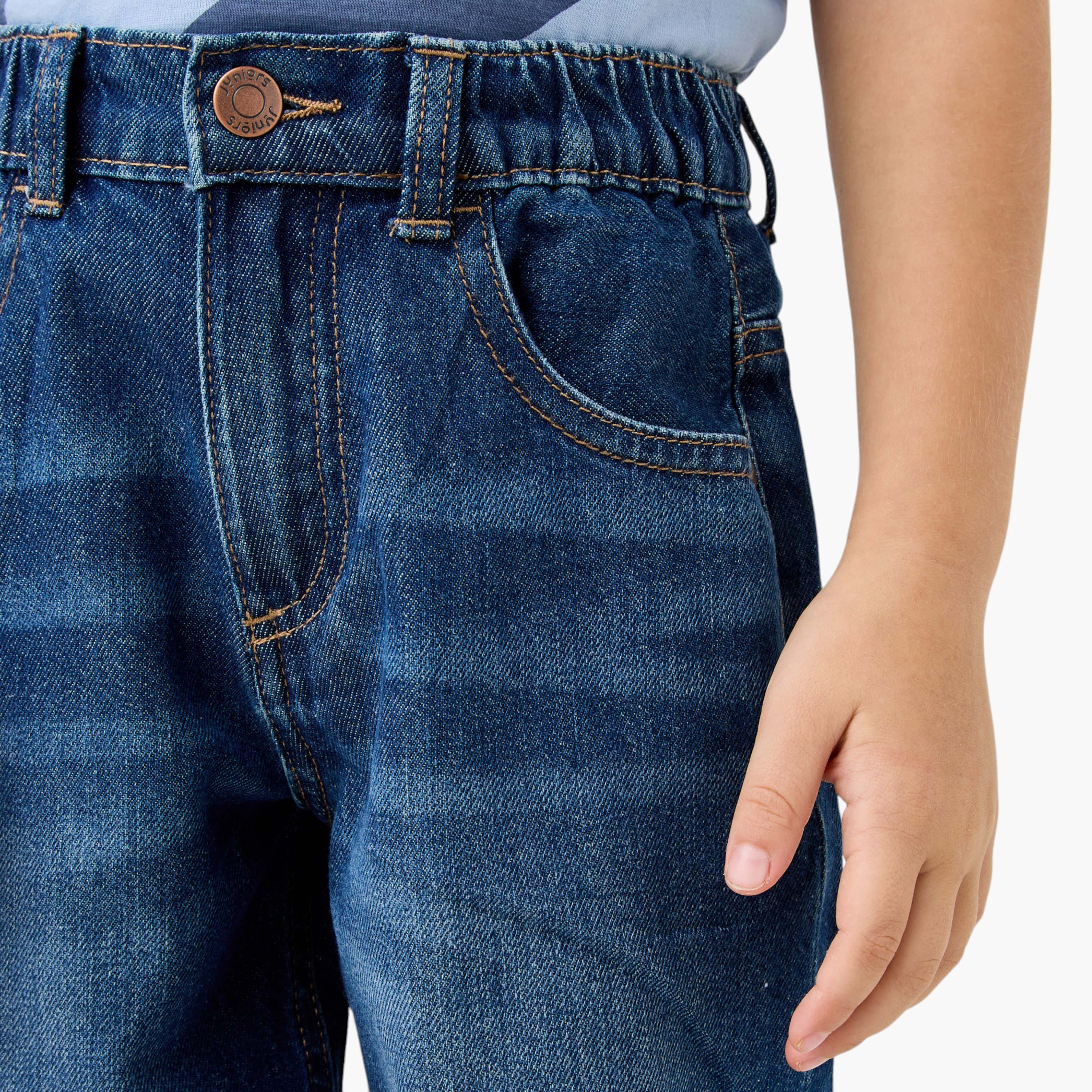Juniors Boys' Jeans with Pockets-boys-clothing-bottoms-jeans-image-4