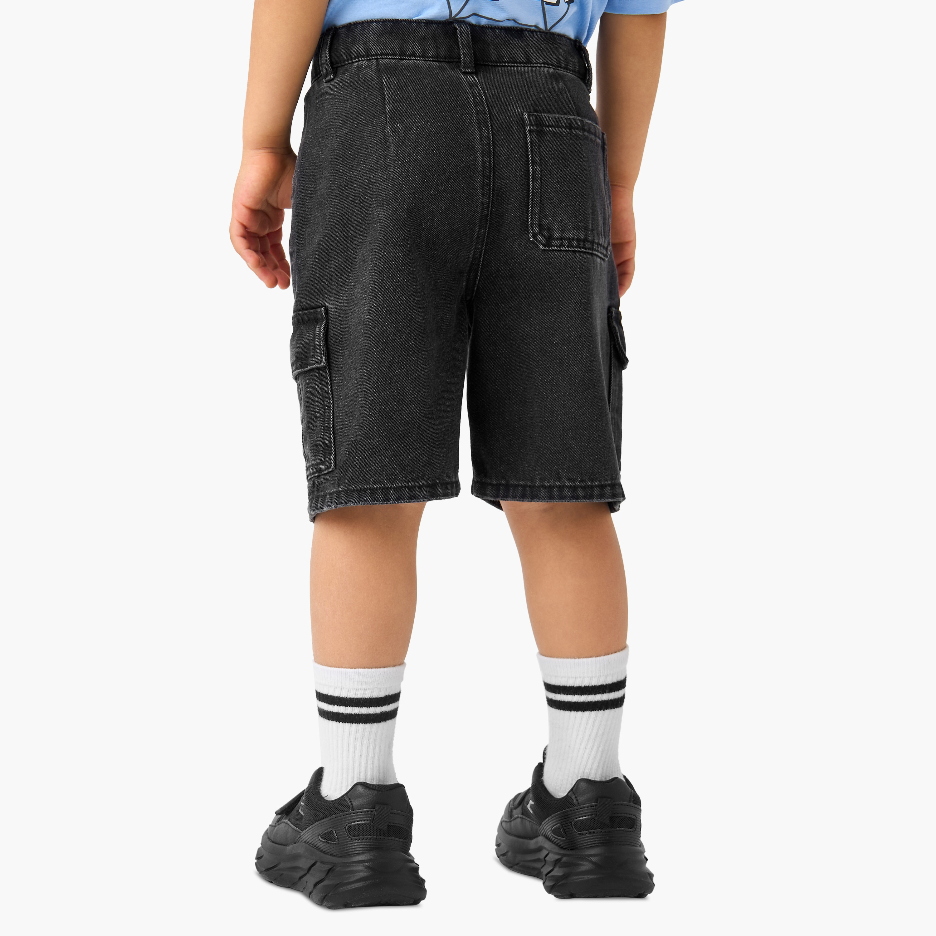 Juniors Boys Denim Shorts-baby-boys-clothing-bottoms-shorts-image-3