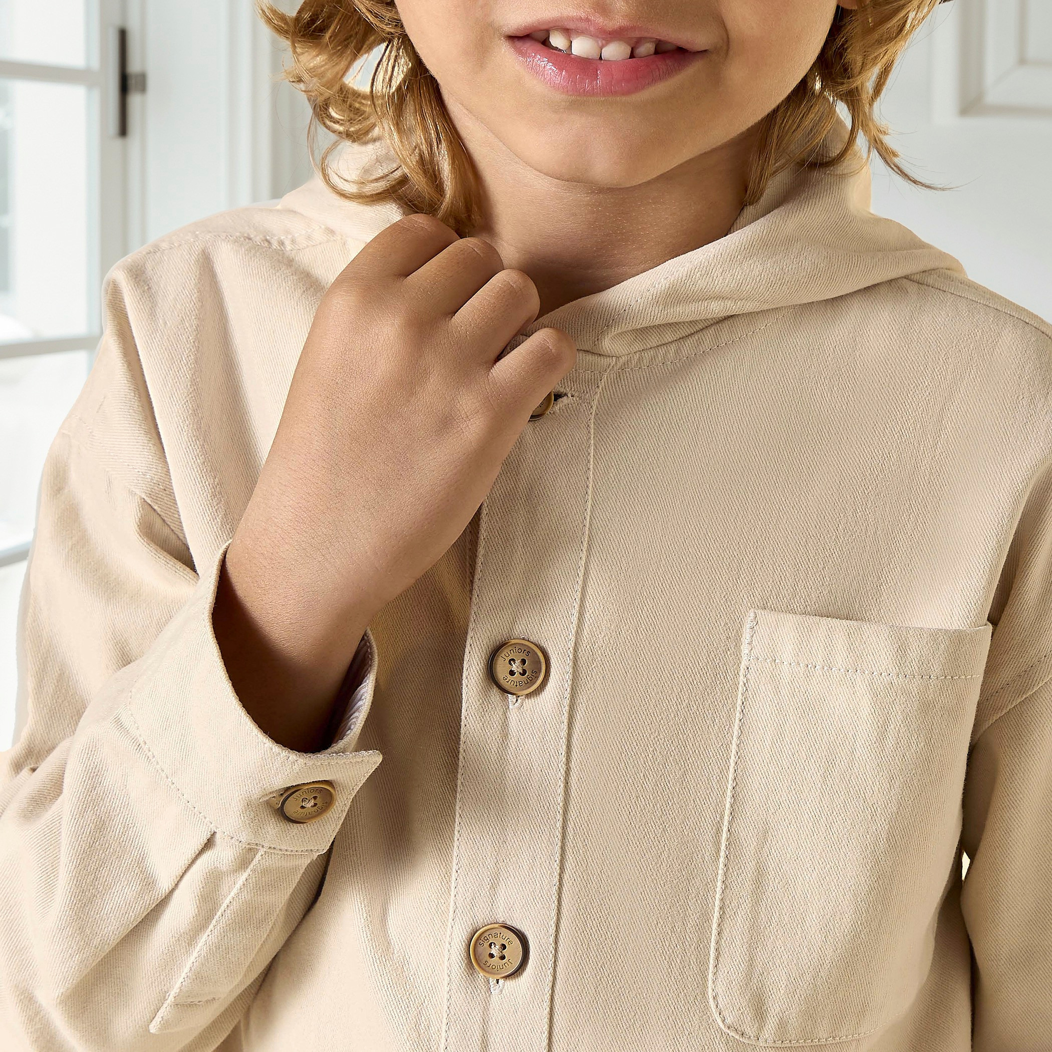 طقم بنطلون وهودي بأكمام طويلة سادة من جونيورز-boys-clothing-setsandcoords-image-5