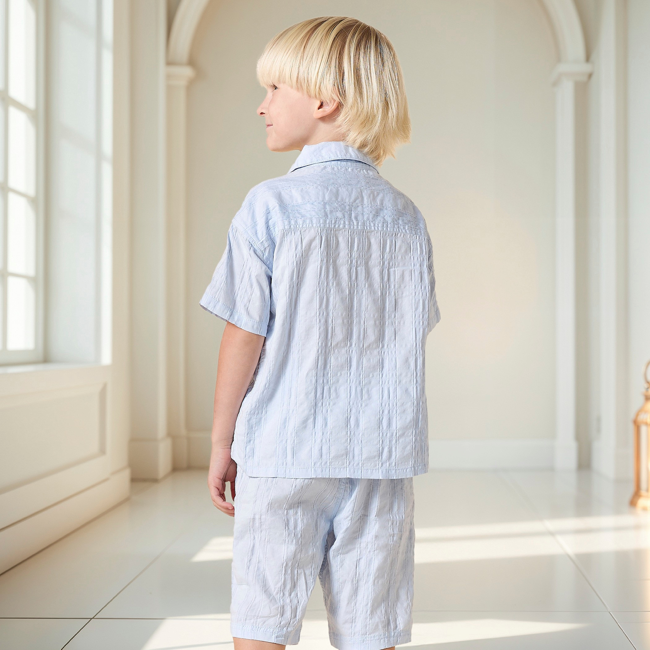 طقم شورت وقميص بارز الملمس من جونيورز-boys-clothing-setsandcoords-image-4