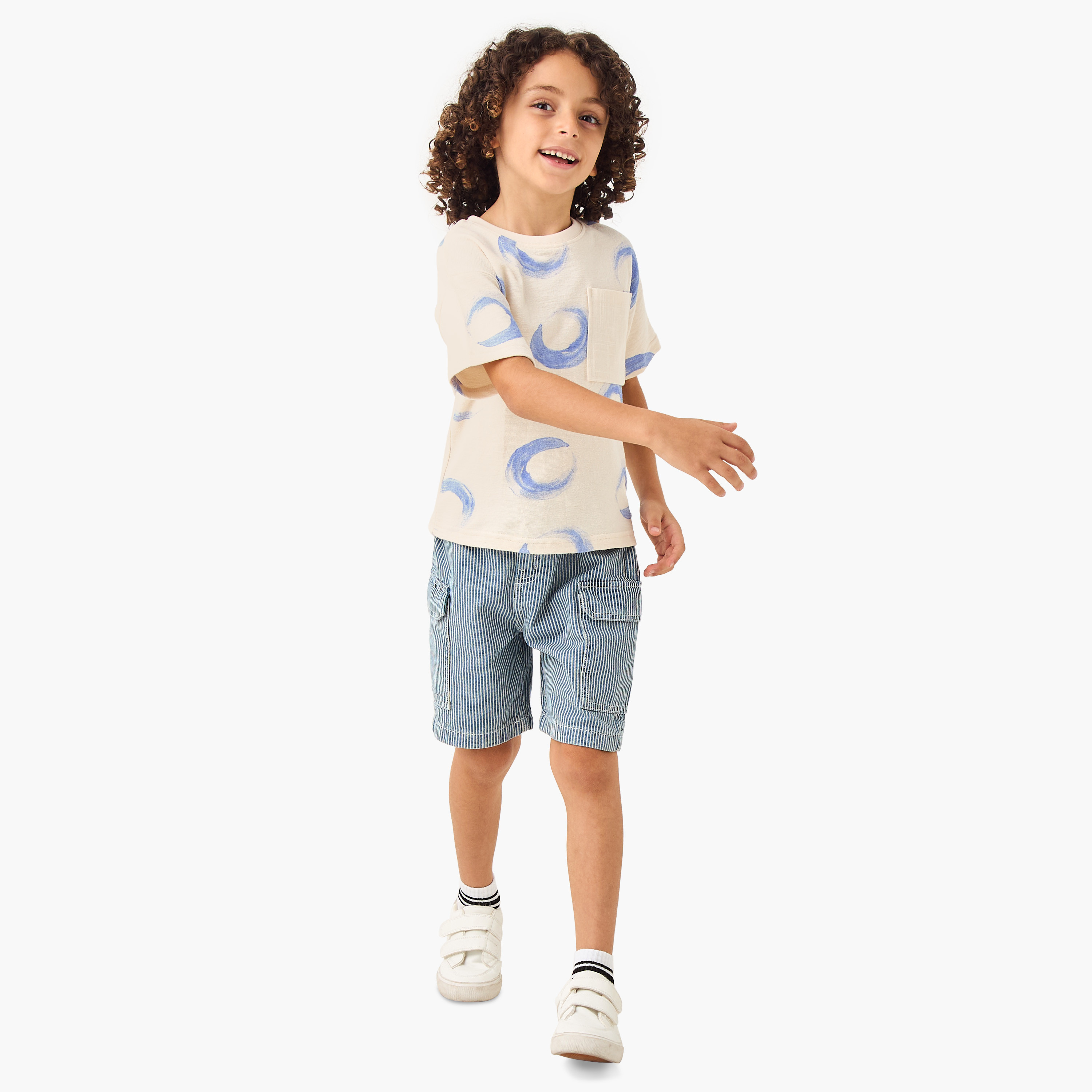 Eligo All-Over Print T-shirt with Pocket and Short Sleeves-boys-clothing-tshirtsandpolos-image-2