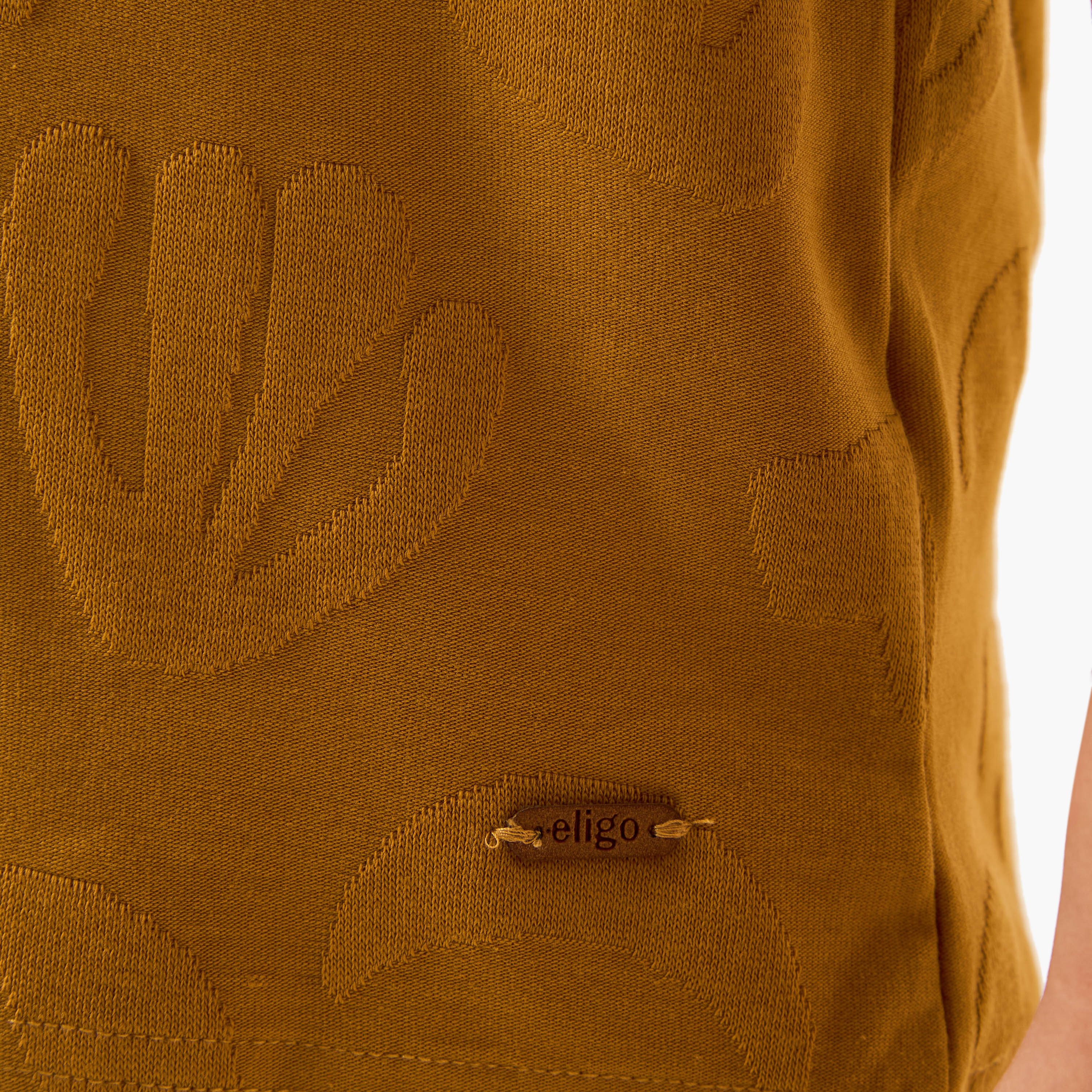 Eligo Textured Crew Neck T-shirt with Short Sleeves-boys-clothing-tshirtsandpolos-image-4