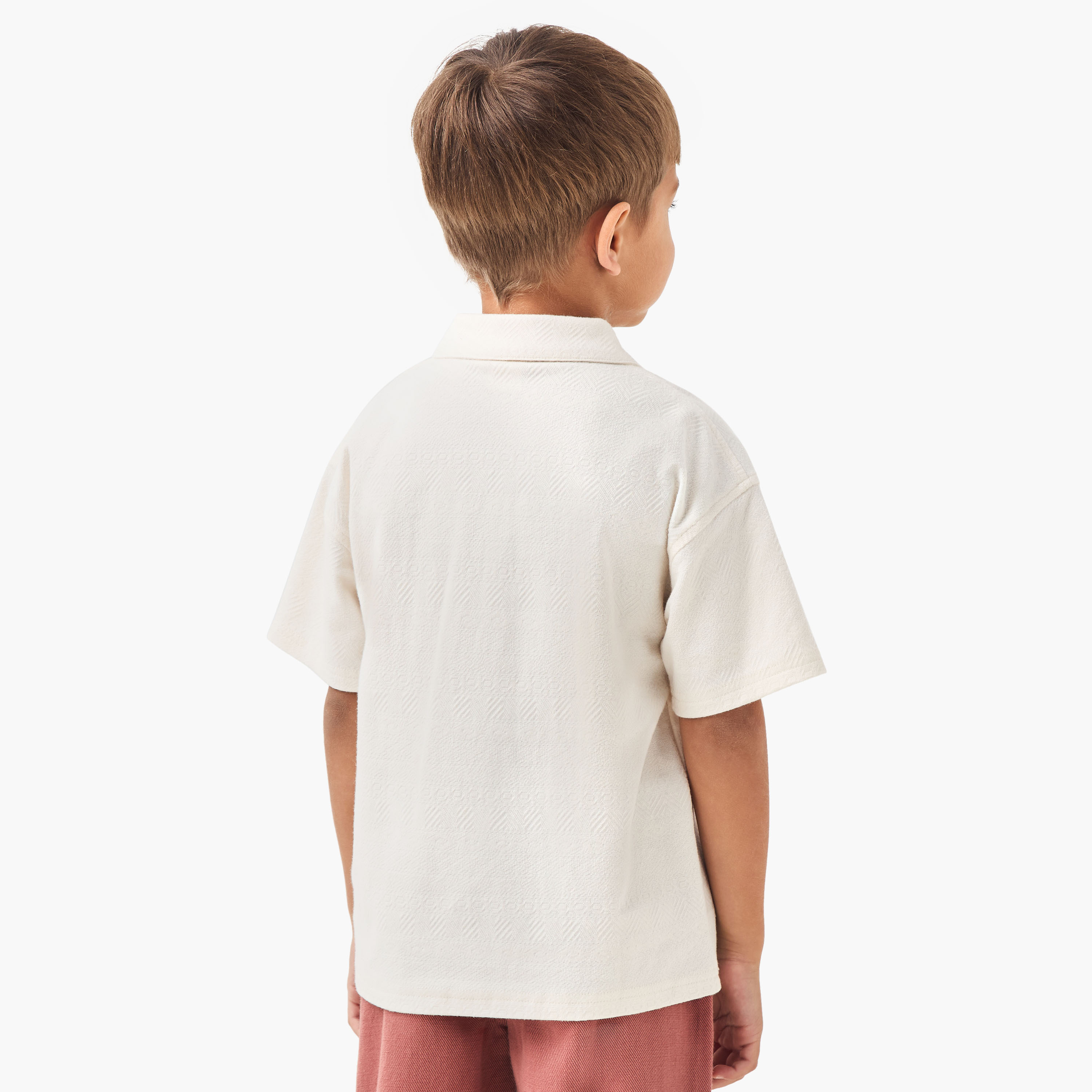 Eligo Embroidered Shirt Shirt with Short Sleeves and Button Closure-boys-clothing-shirts-image-3