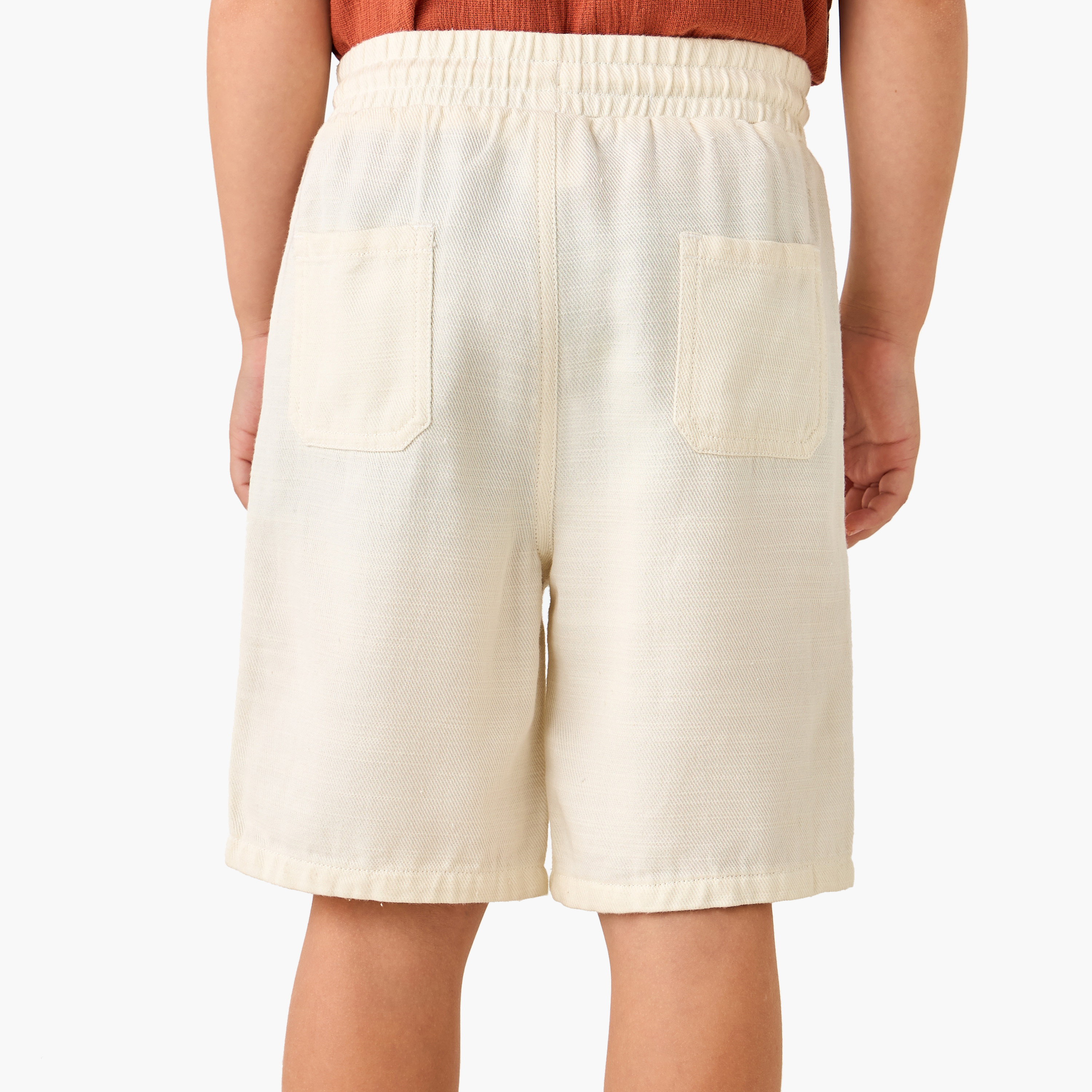Eligo Textured Shorts with Drawstring Closure and Pockets-boys-clothing-bottoms-shorts-image-3