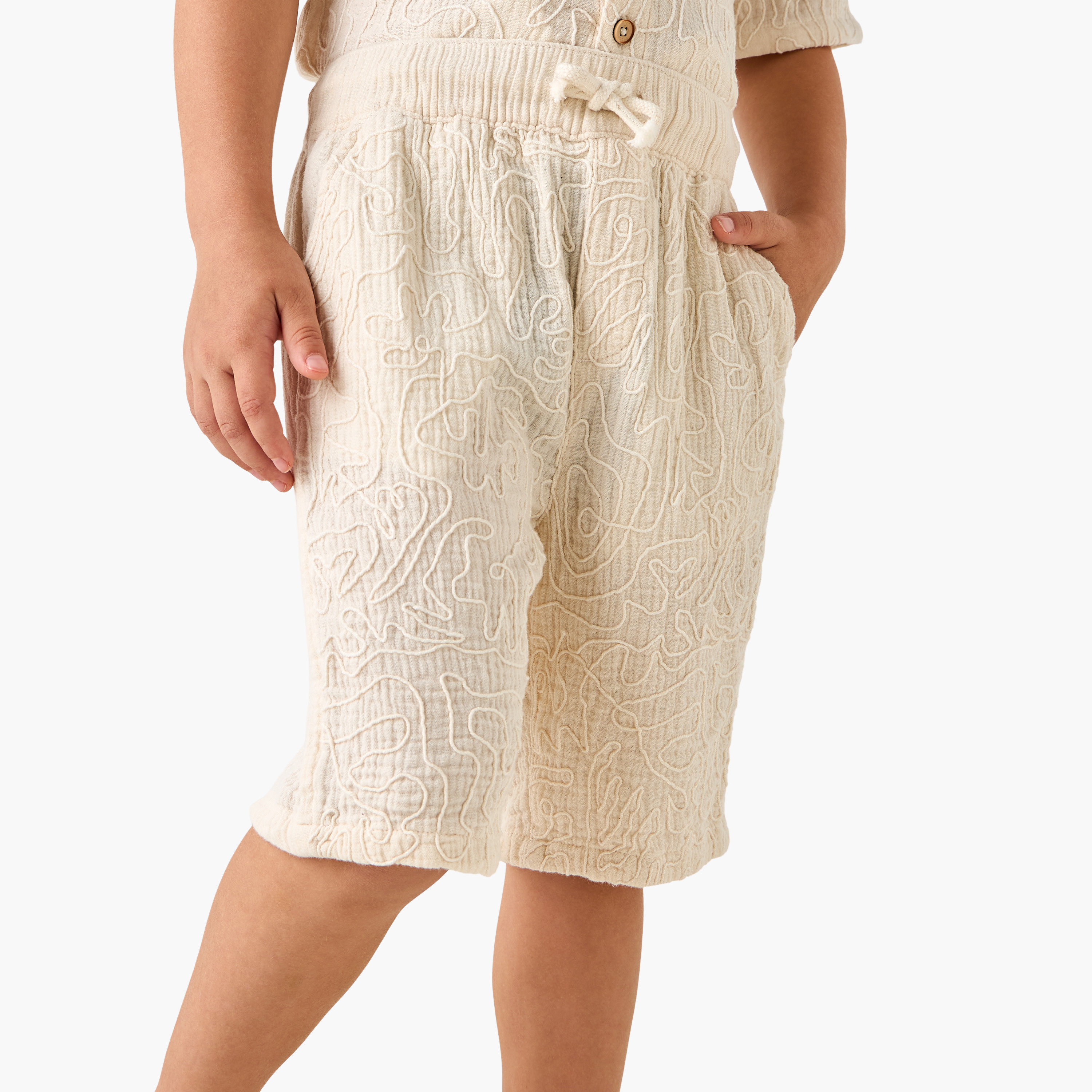 Eligo Embroidered Shirt and Shorts Set-baby-boys-clothing-setsandcoords-image-3