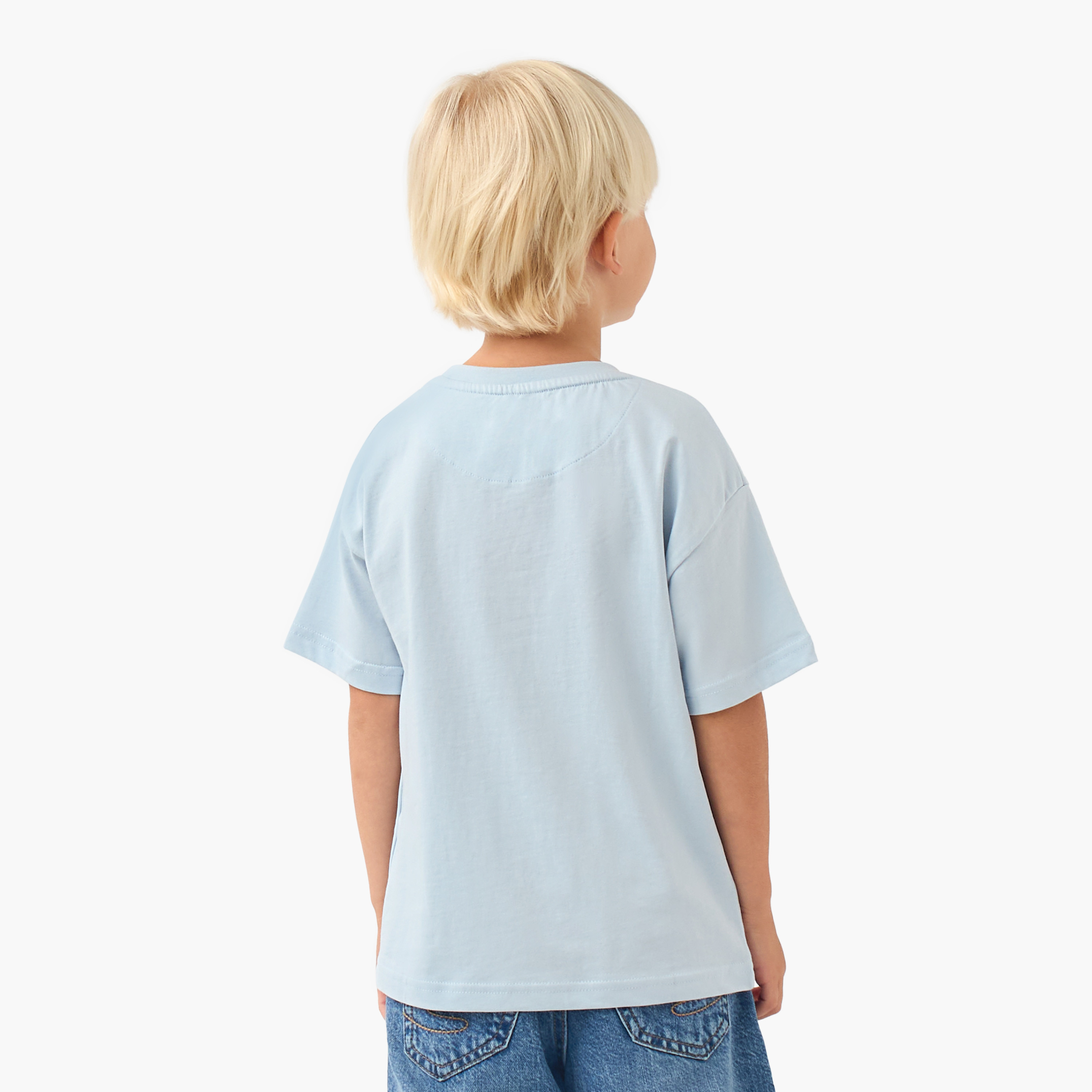 Lee Cooper Printed T-shirt with Crew Neck and Short Sleeves-boys-clothing-tshirtsandpolos-image-3