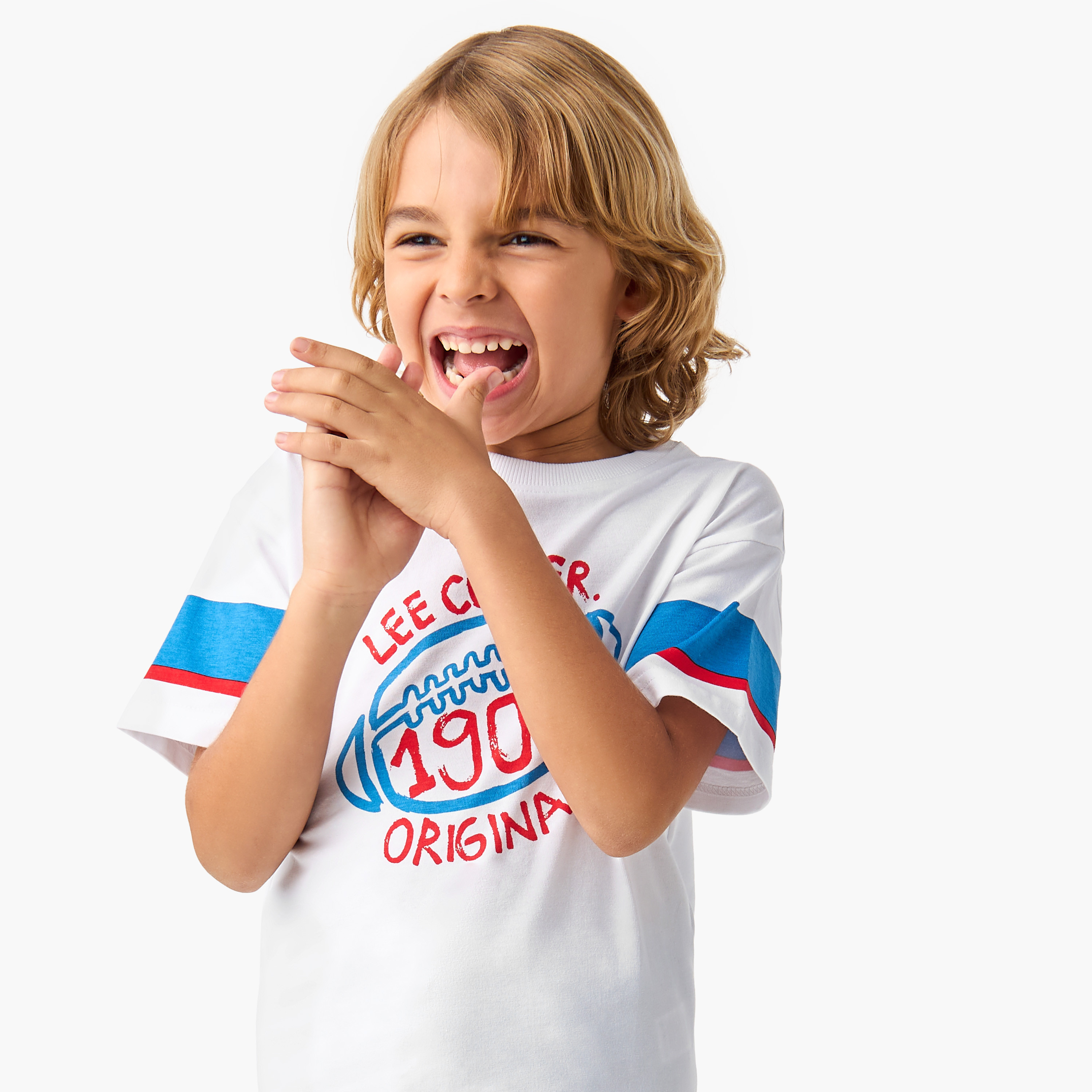Lee Cooper Printed T-shirt with Crew Neck and Short Sleeves-boys-clothing-tshirtsandpolos-image-4