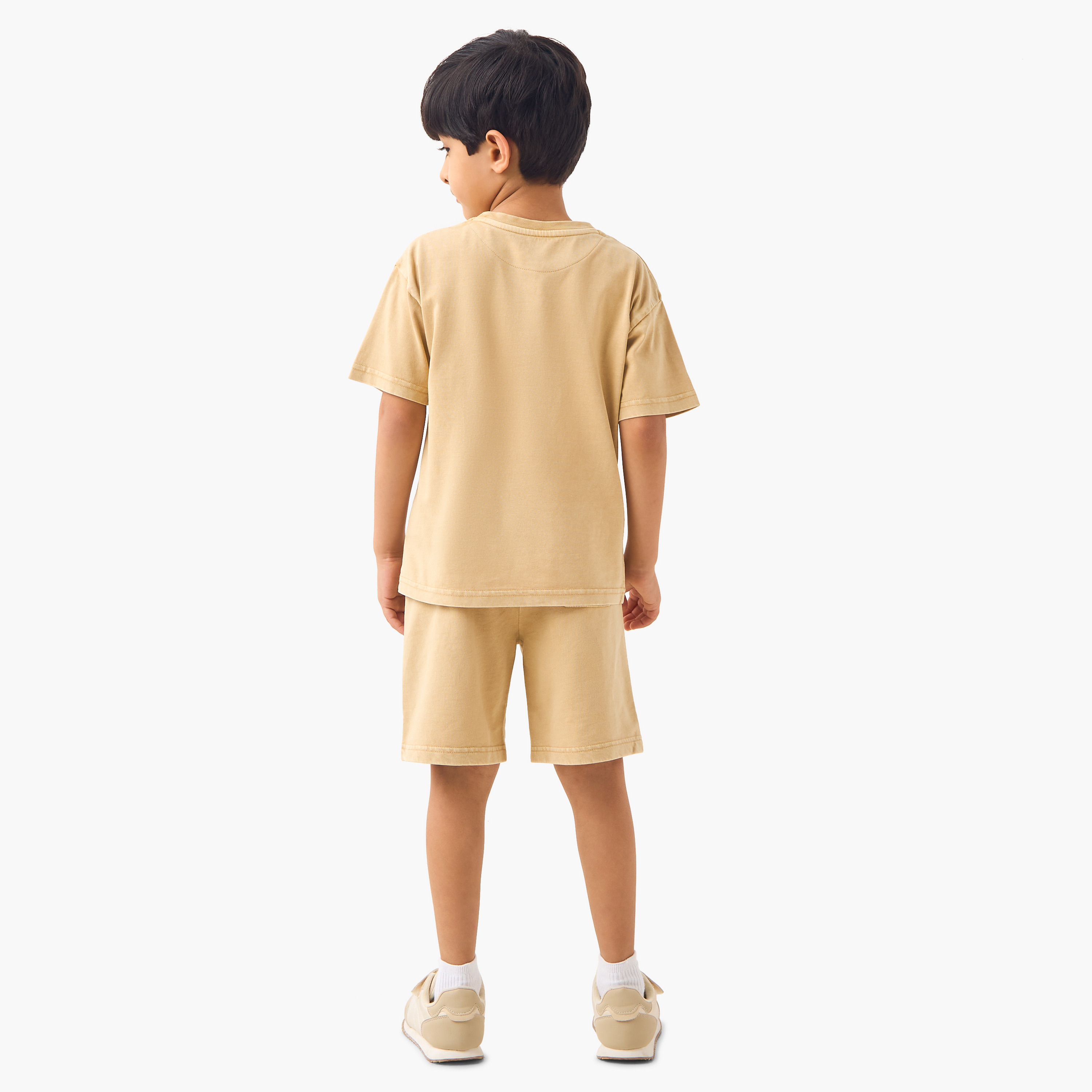 Lee Cooper Printed T-shirt and Shorts Set-baby-boys-clothing-setsandcoords-image-4