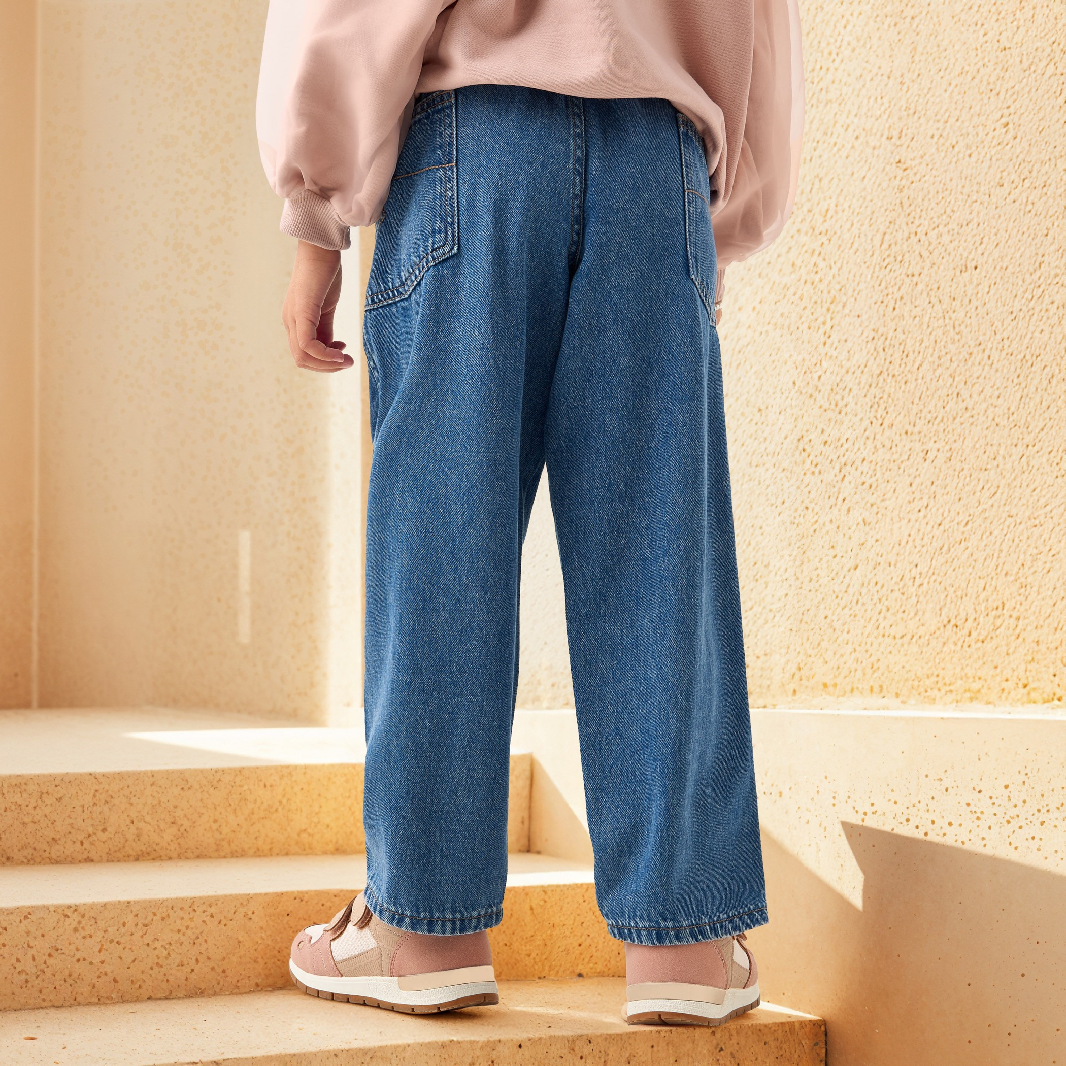 بنطلون جينز بقصة عادية للفتيات من لي كوبر-girls-clothing-bottoms-jeansandjeggings-image-3