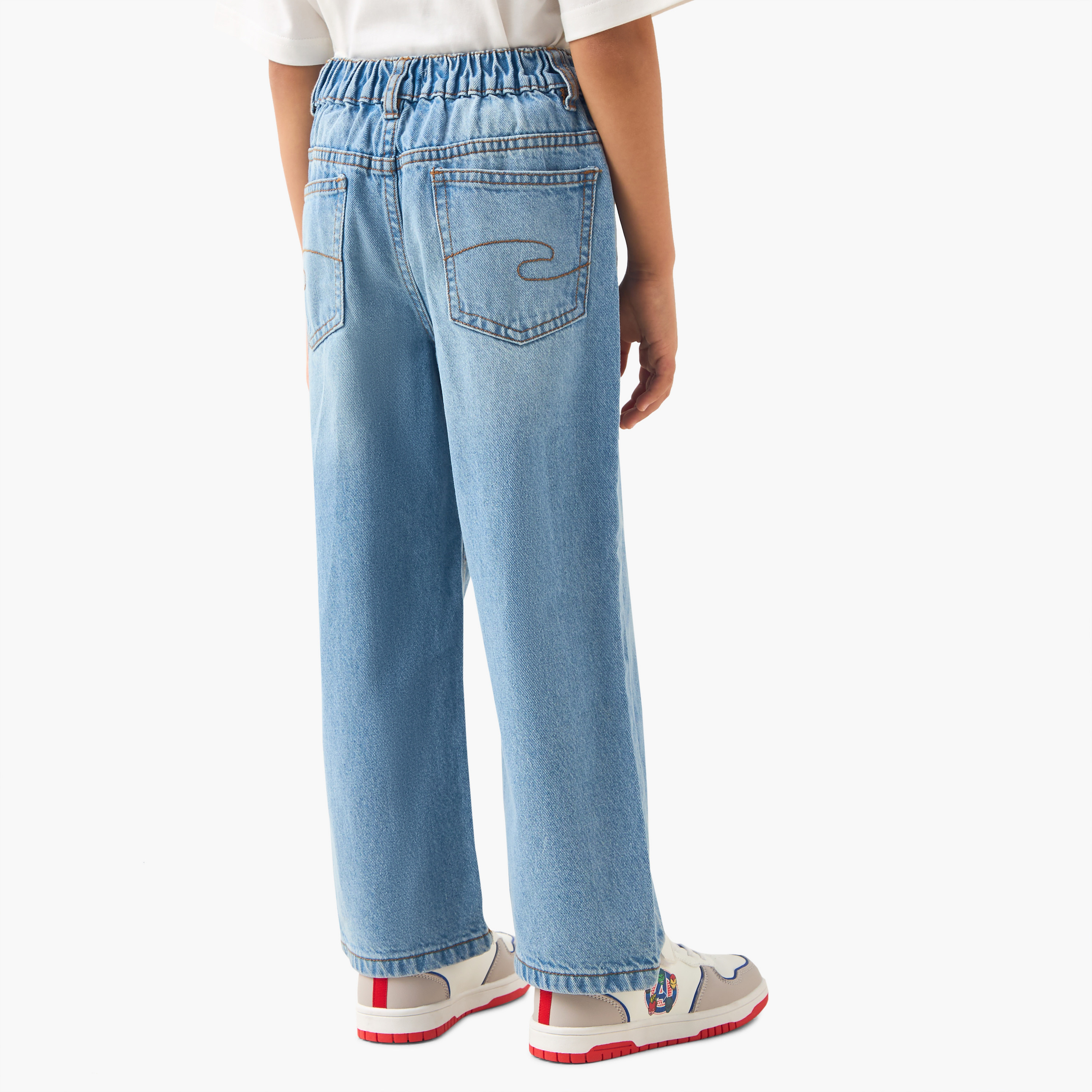 Lee Cooper Boys Regular Fit Jeans with Button Closure-baby-boys-clothing-bottoms-jeans-image-3