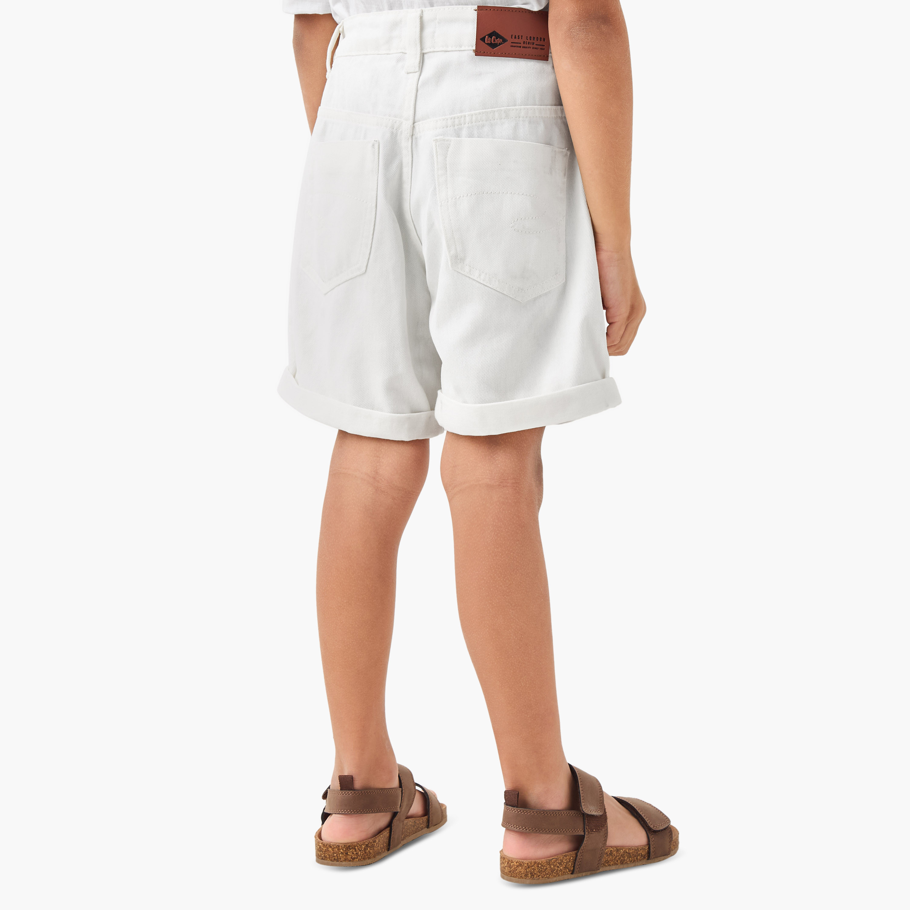 شورت دينم سادة بجيوب من لي كوبر-baby-boys-clothing-bottoms-shorts-image-3
