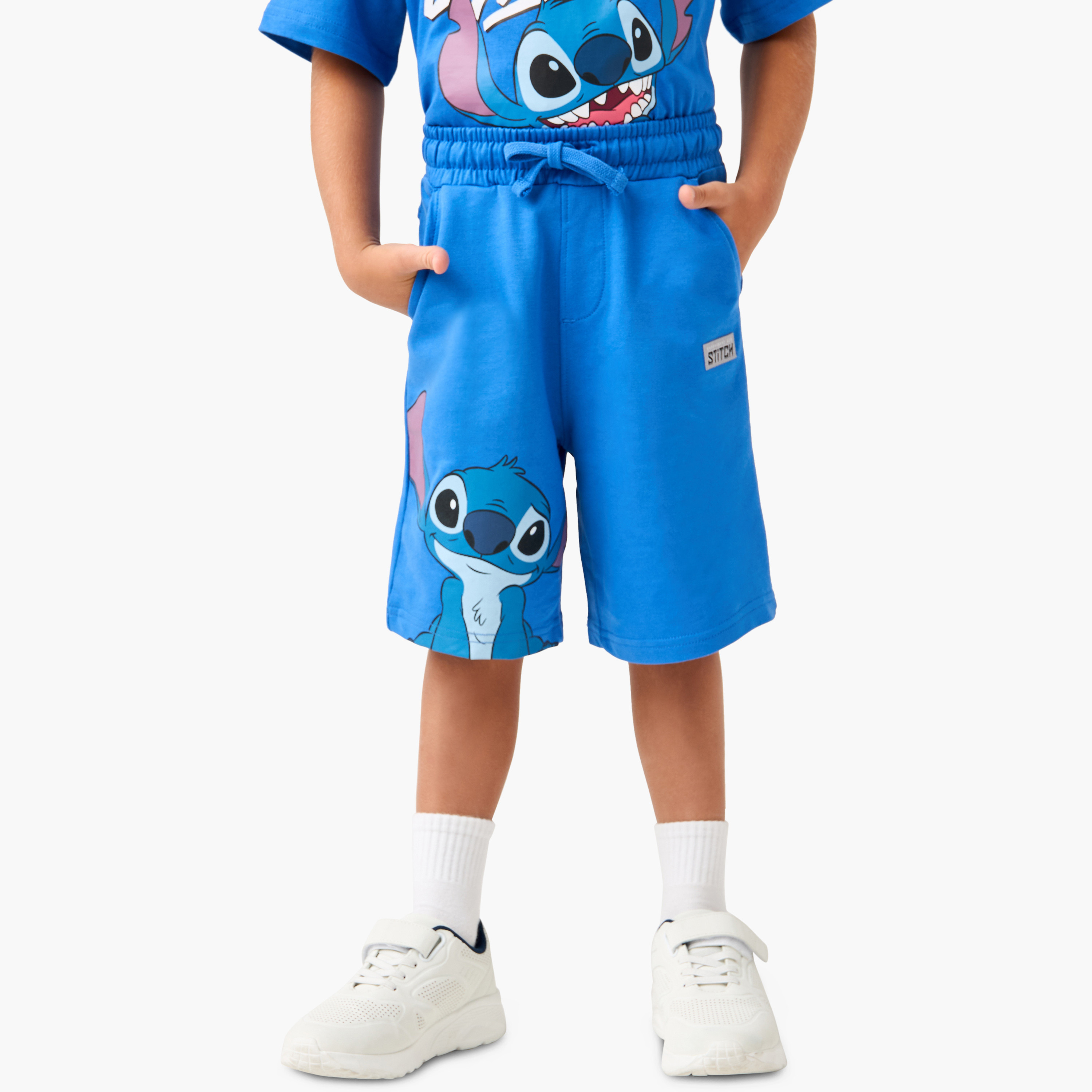طقم تيشيرت وشورت بطبعات-boys-clothing-setsandcoords-image-3