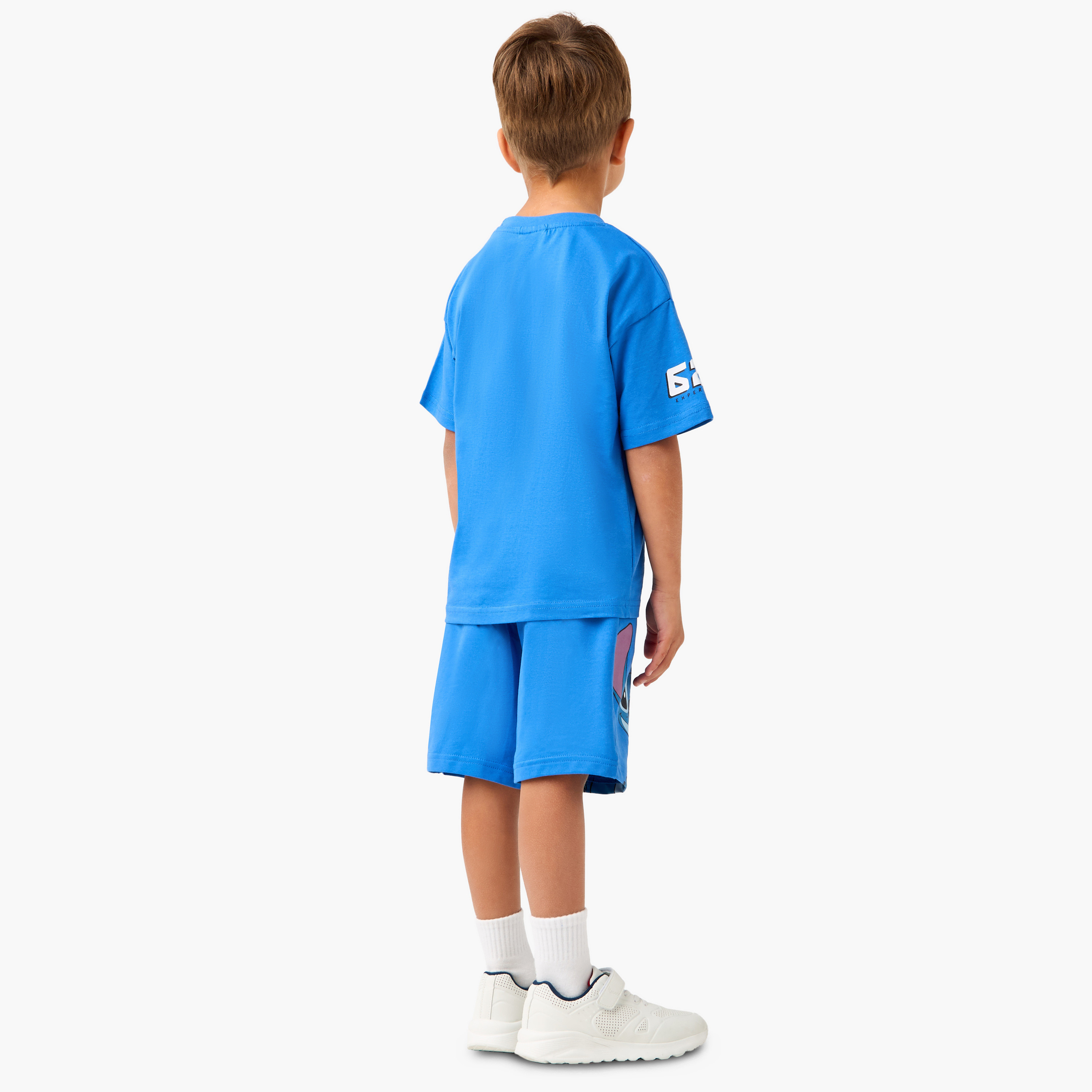 طقم تيشيرت وشورت بطبعات-boys-clothing-setsandcoords-image-4