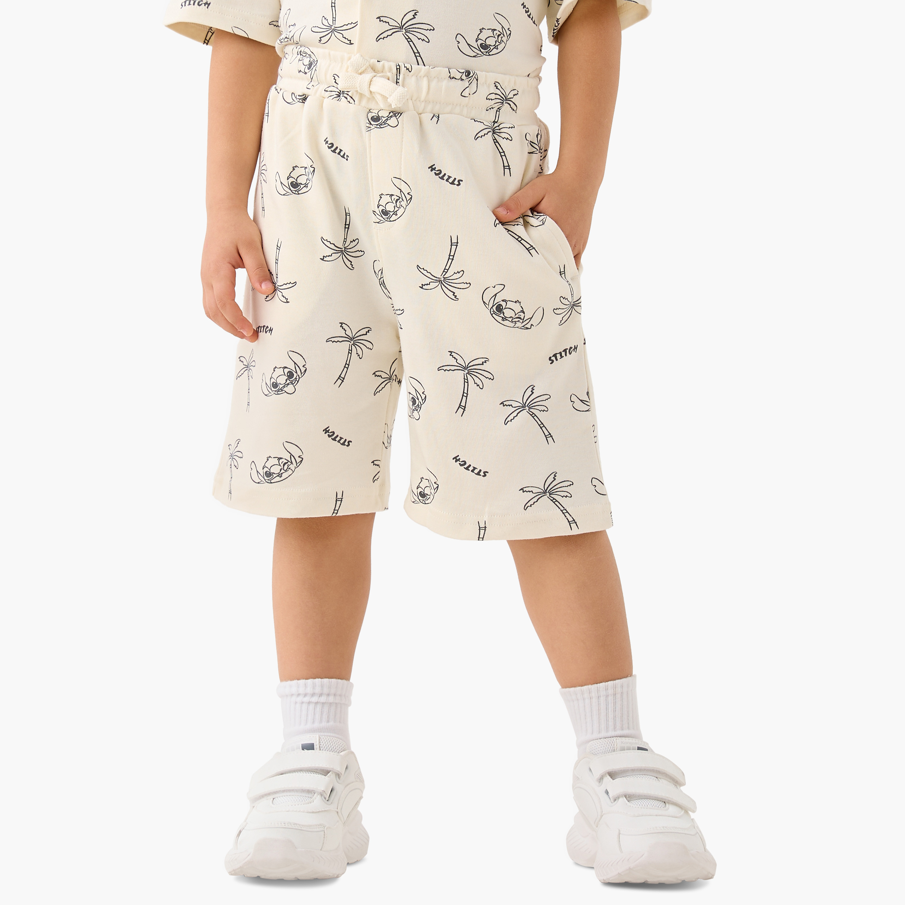 Stitch Print Shirt and Shorts Set-baby-boys-clothing-setsandcoords-image-5
