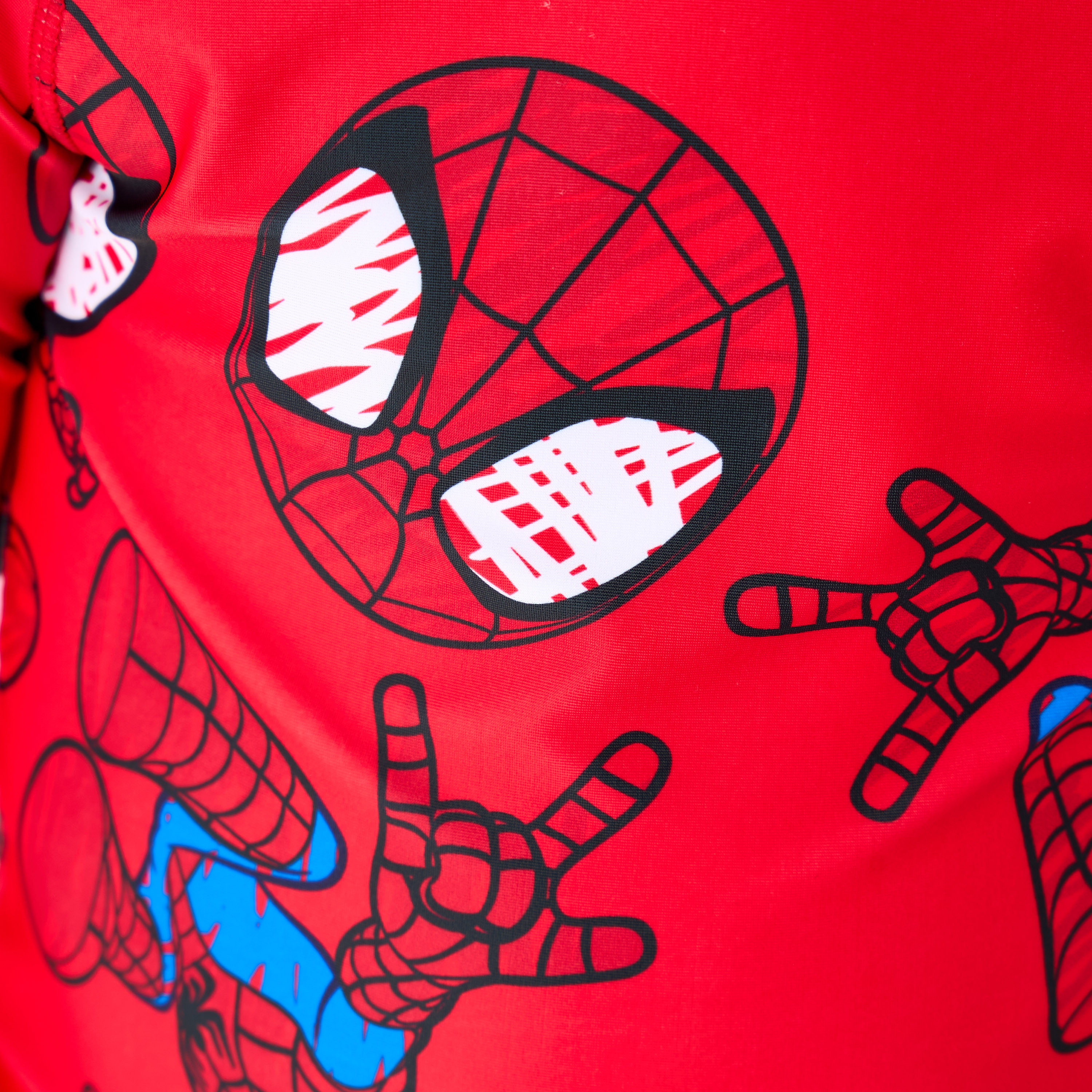 Spider-Man Print Swim T-shirt and Shorts Set-baby-boys-clothing-swimwear-image-5