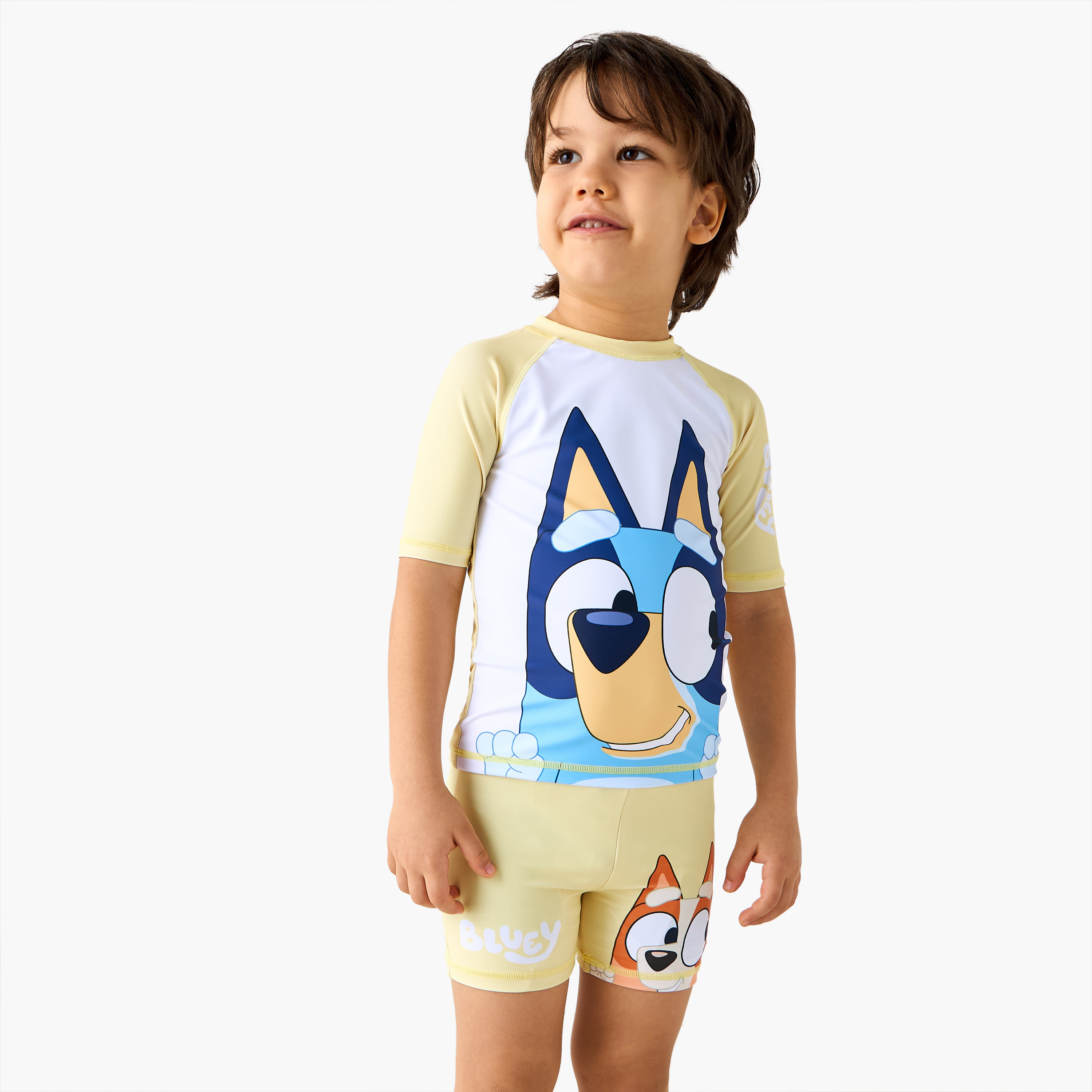 طقم تيشيرت وشورت سباحة بطبعات بلووي-boys-clothing-swimwear-image-6