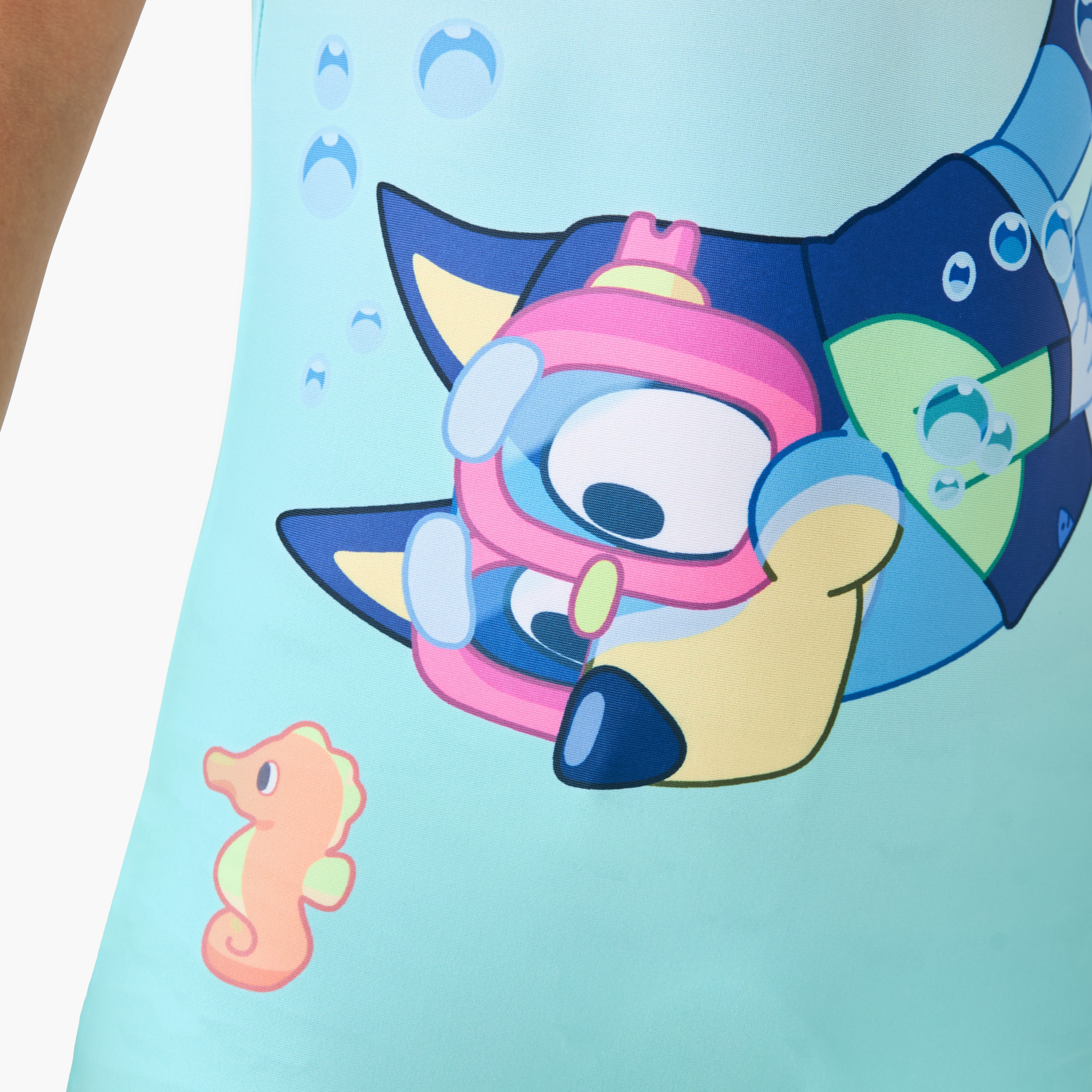 Bluey Printed Swimsuit with Short Sleeves-sports-boys-clothing-swimwear-image-5