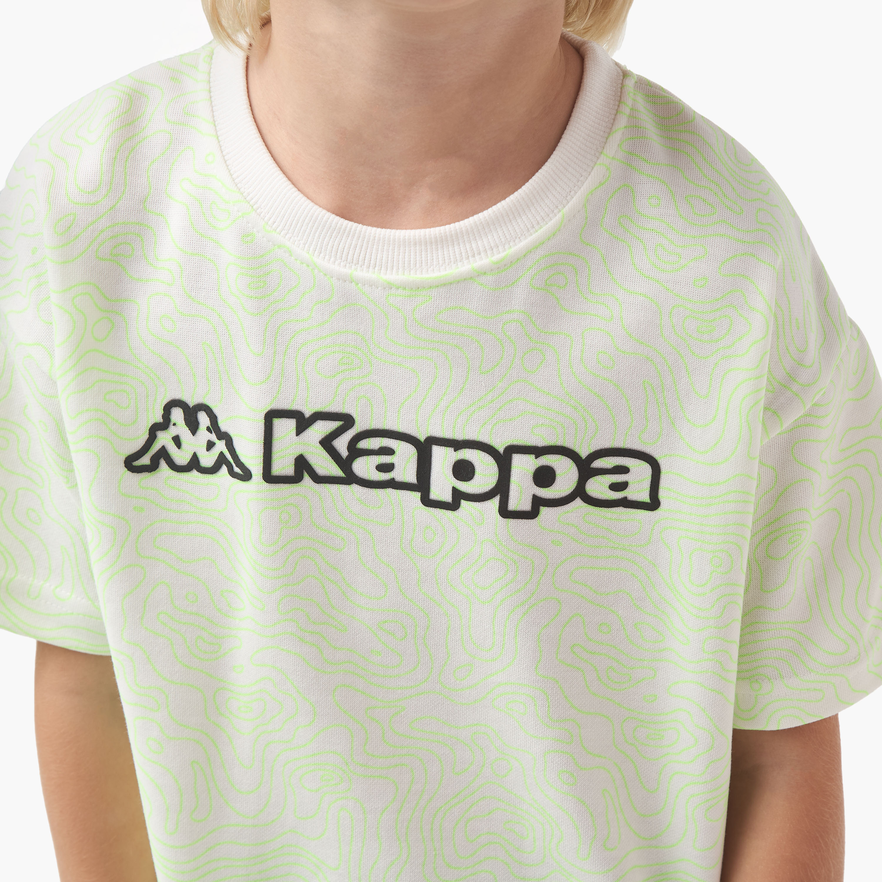 تيشيرت بياقة ضيقة وأكمام قصيرة وشعار من كابا-boys-clothing-tshirtsandpolos-image-2