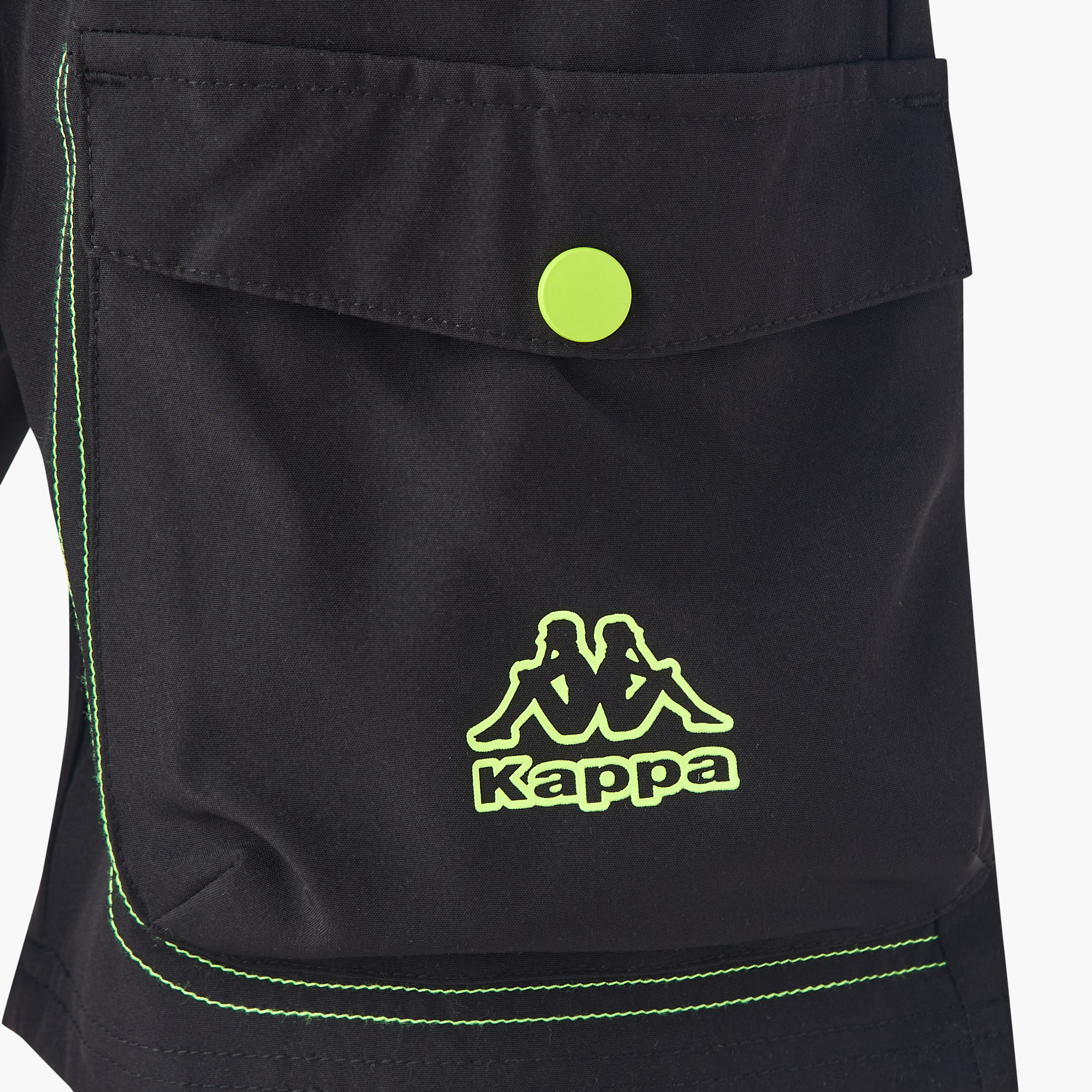 شورت برباط إغلاق وجيوب وطبعات شعار من كابا-boys-clothing-bottoms-shorts-image-1