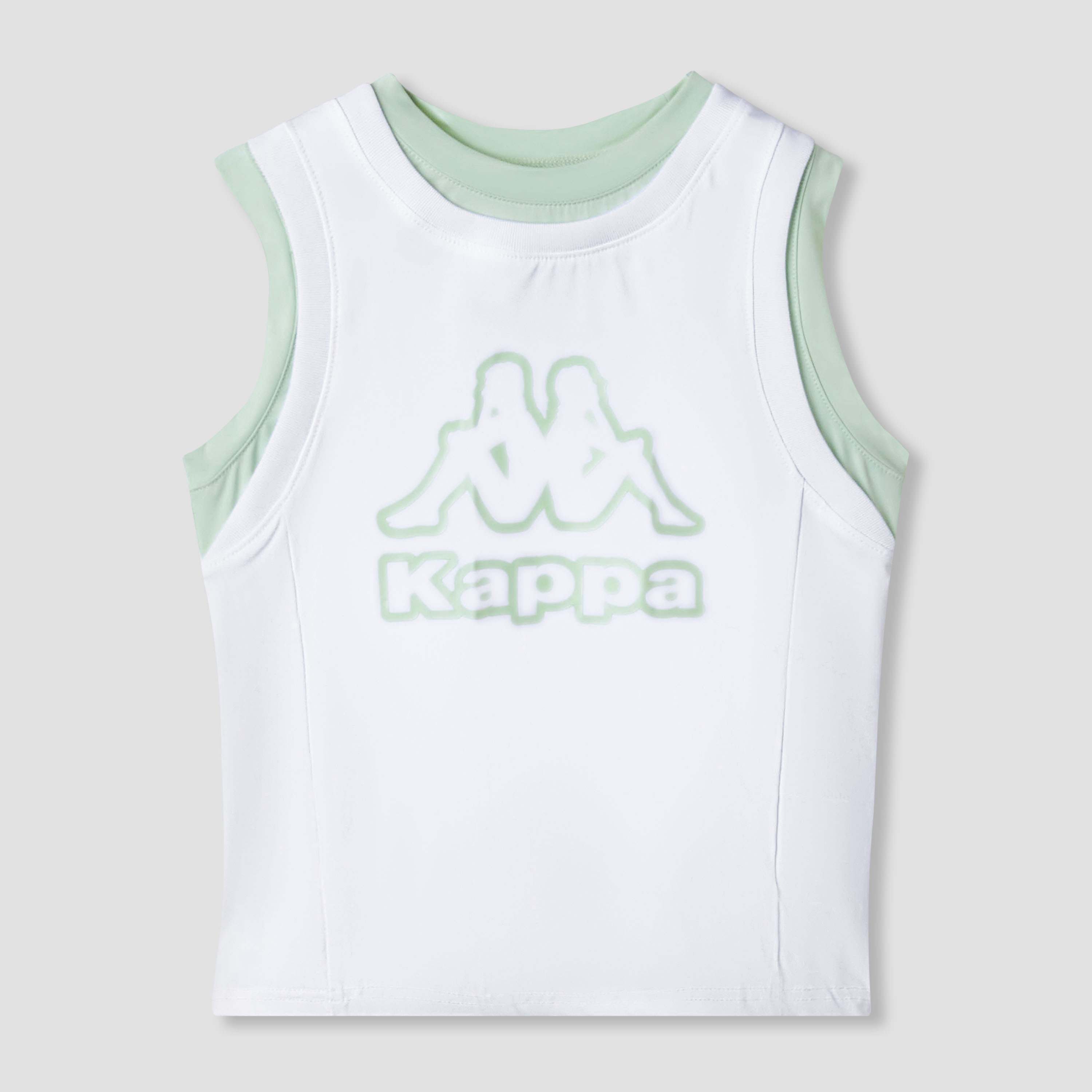 Kappa Logo Print Sleeveless T-shirt and Shorts Set-boys-clothing-sportswear-sets-image-2