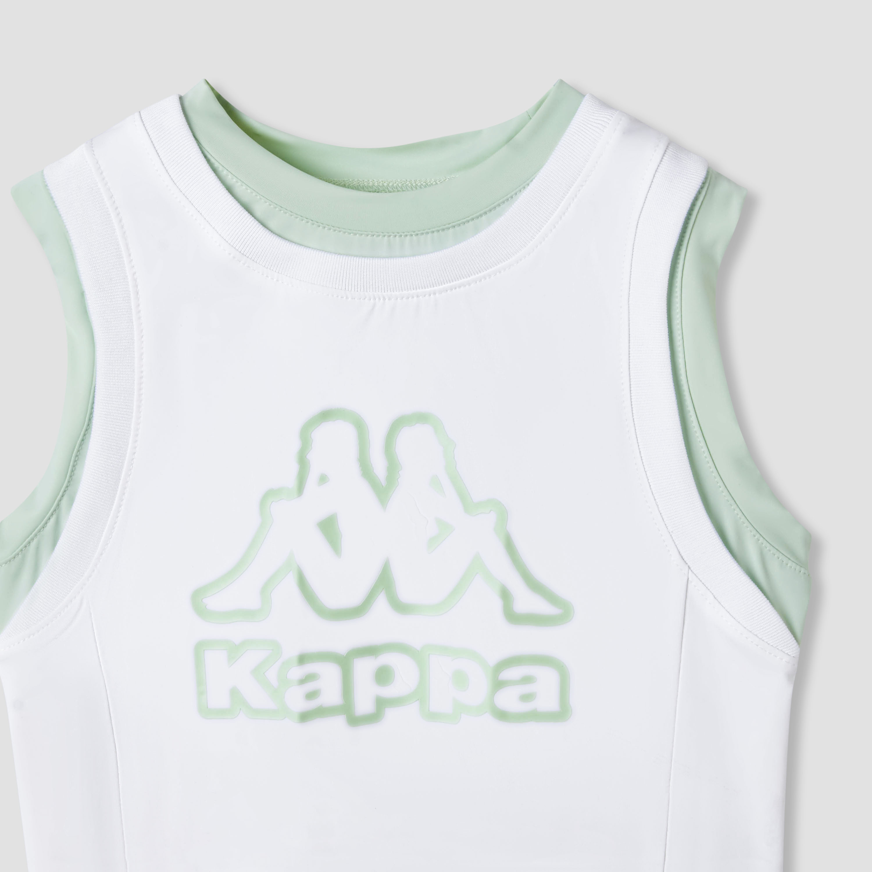 Kappa Logo Print Sleeveless T-shirt and Shorts Set-boys-clothing-sportswear-sets-image-4