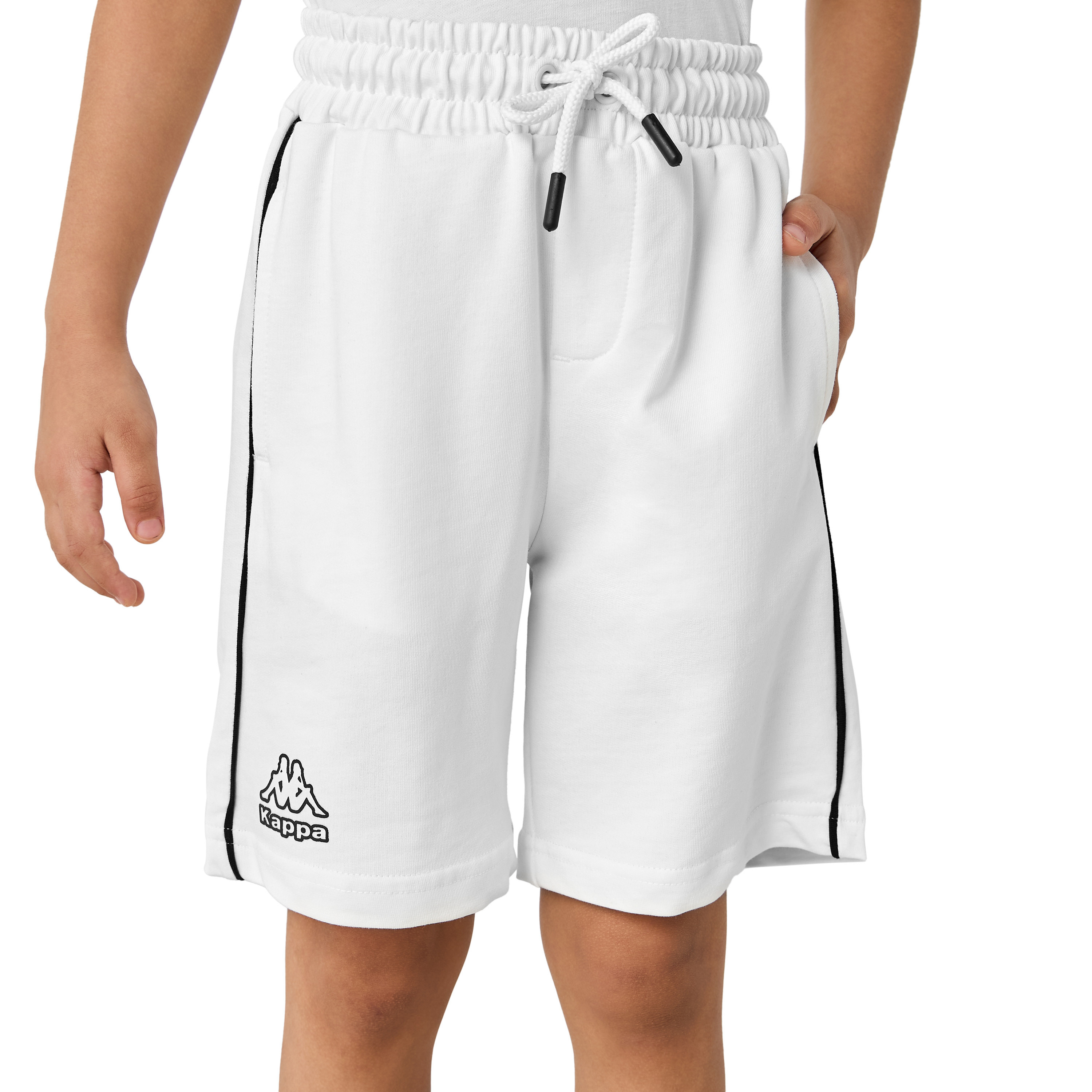 Kappa Logo Detail T-shirt and Shorts Set-boys-clothing-sportswear-sets-image-3