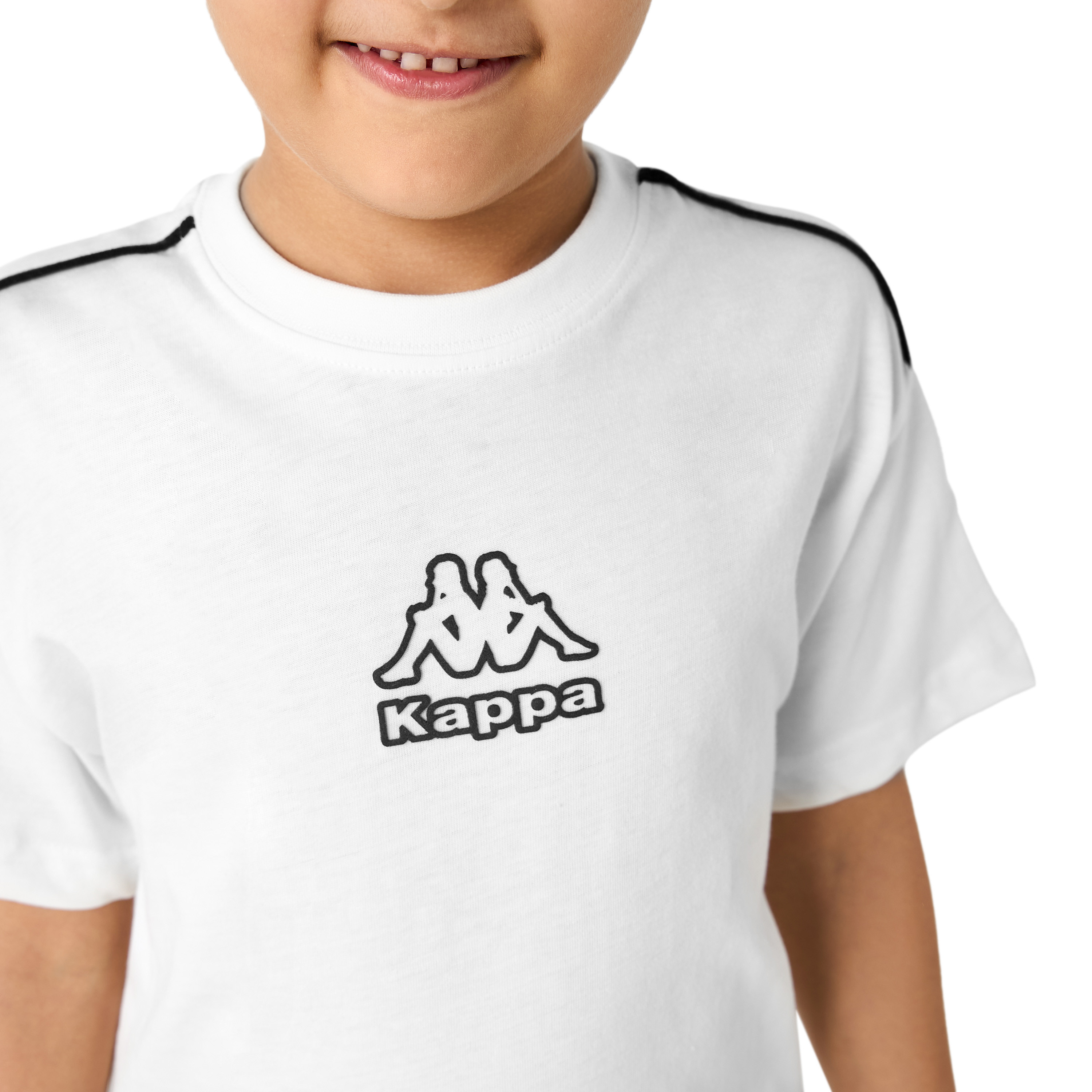 Kappa Logo Detail T-shirt and Shorts Set-boys-clothing-sportswear-sets-image-5