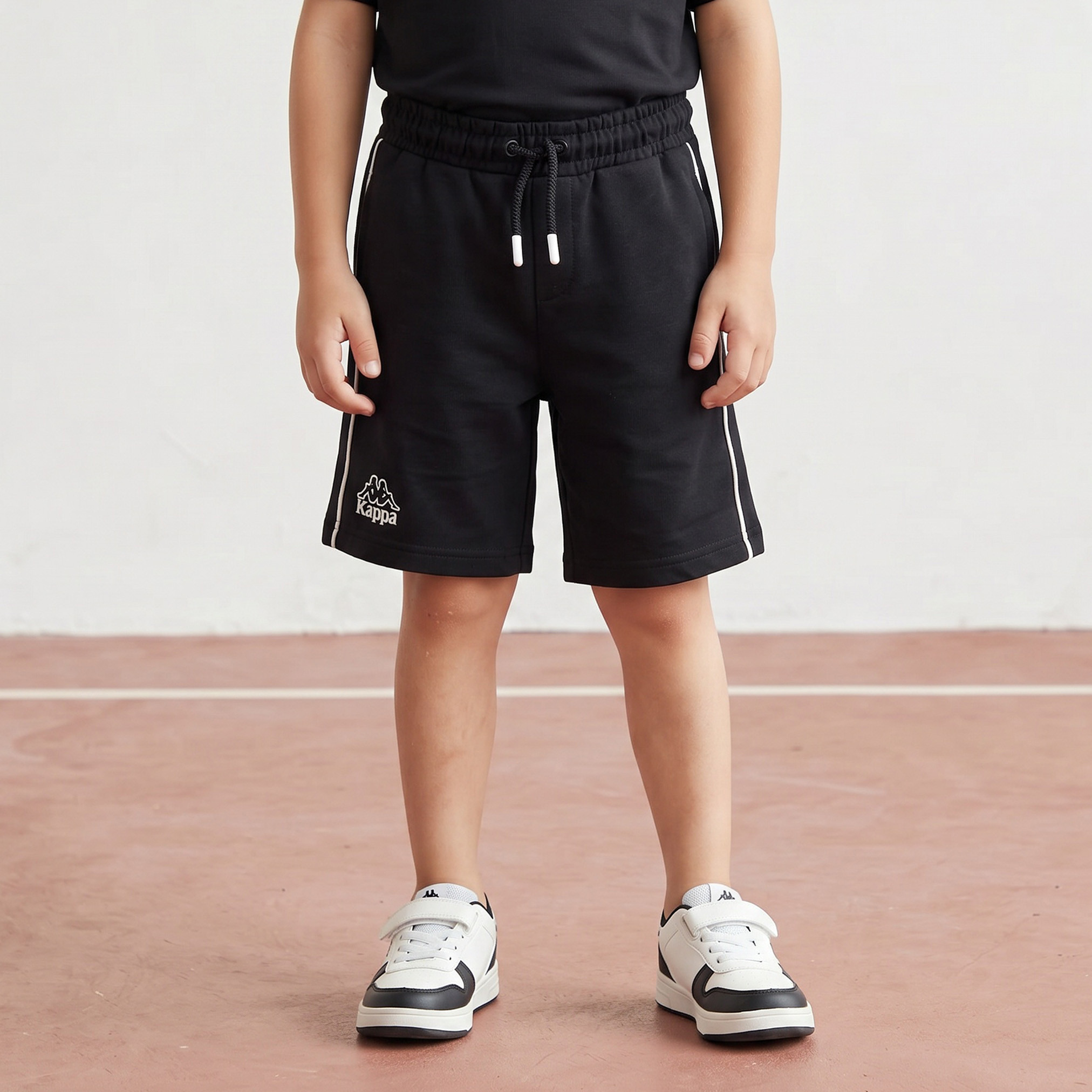 Kappa Logo Print T-shirt and Shorts Set-baby-boys-clothing-sportswear-sets-image-3
