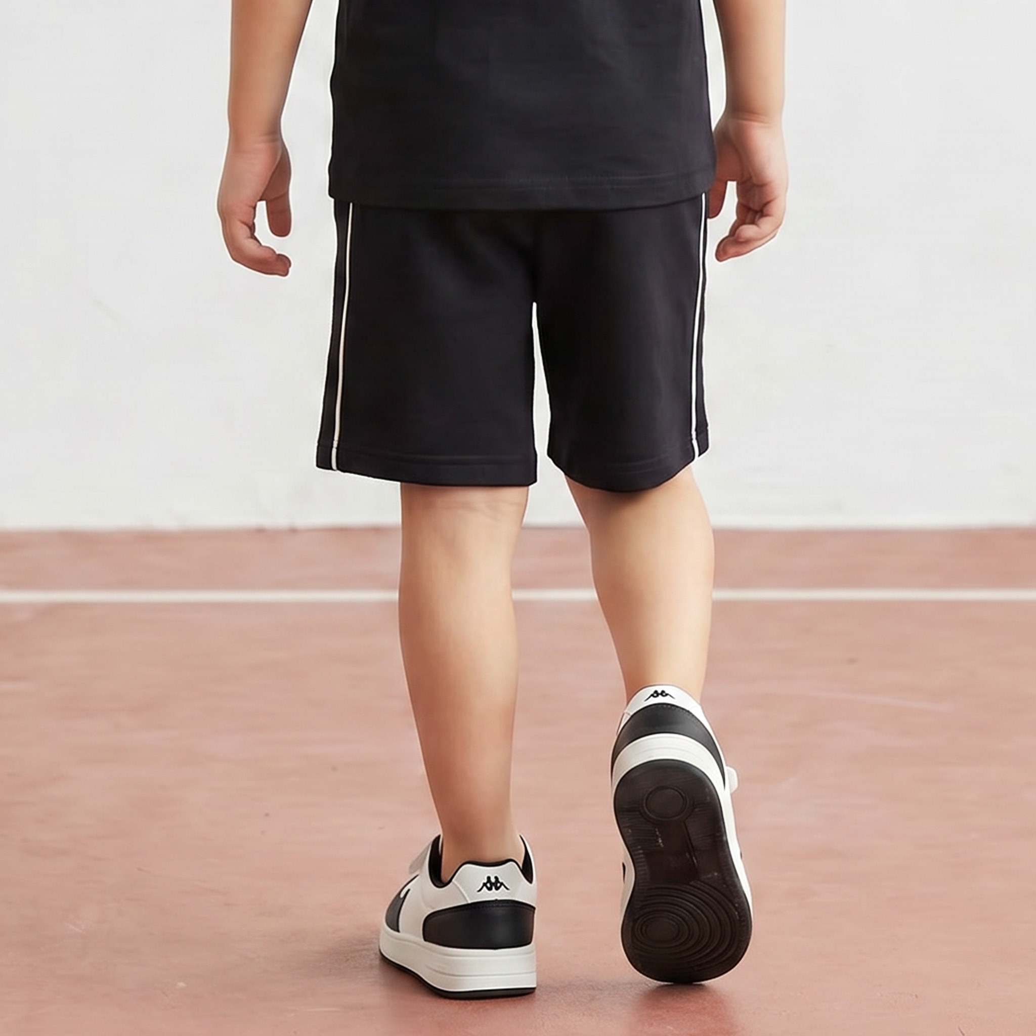 Kappa Logo Print T-shirt and Shorts Set-baby-boys-clothing-sportswear-sets-image-4