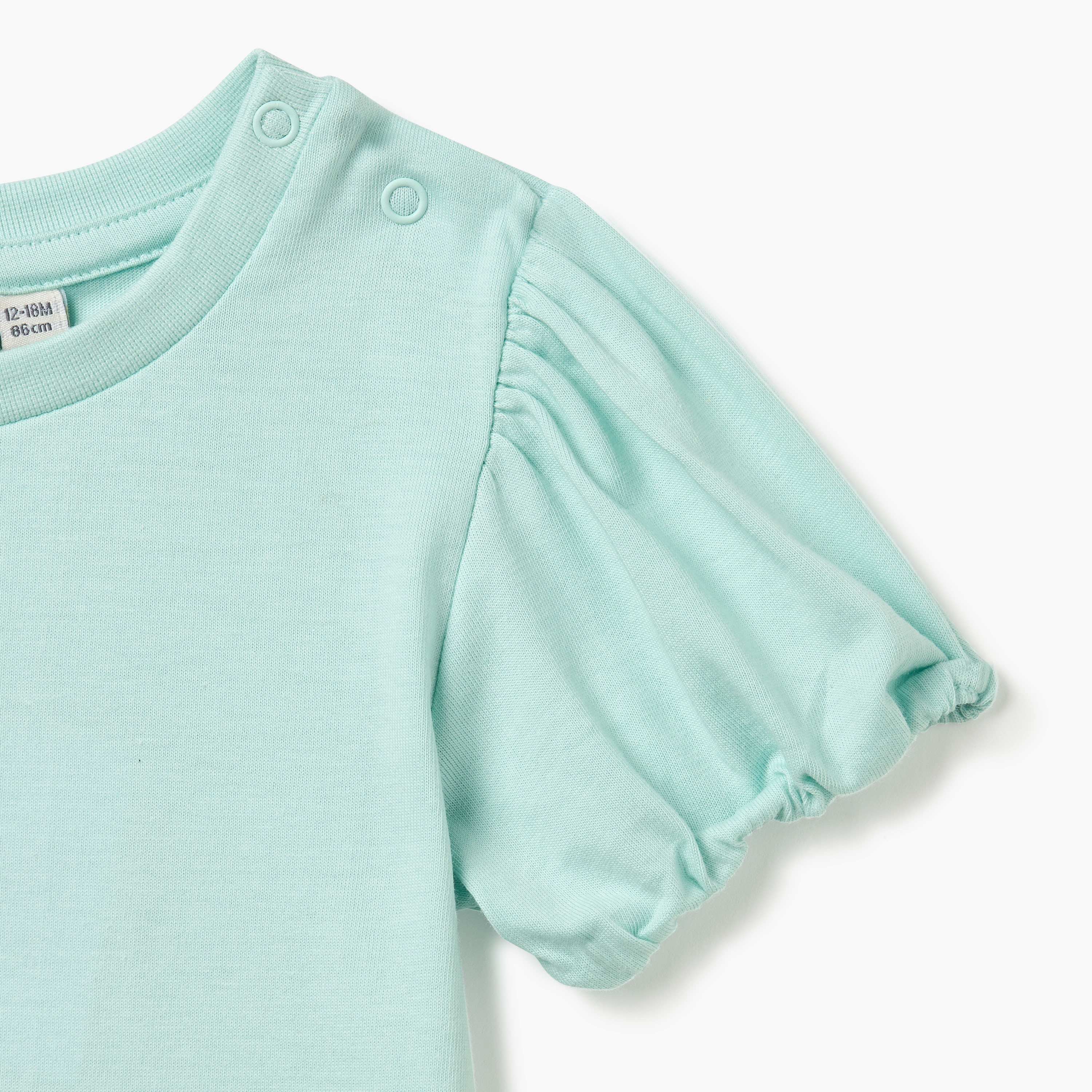 Juniors Swan Applique T-shirt with Short Sleeves-baby-girls-clothing-tshirts-image-4