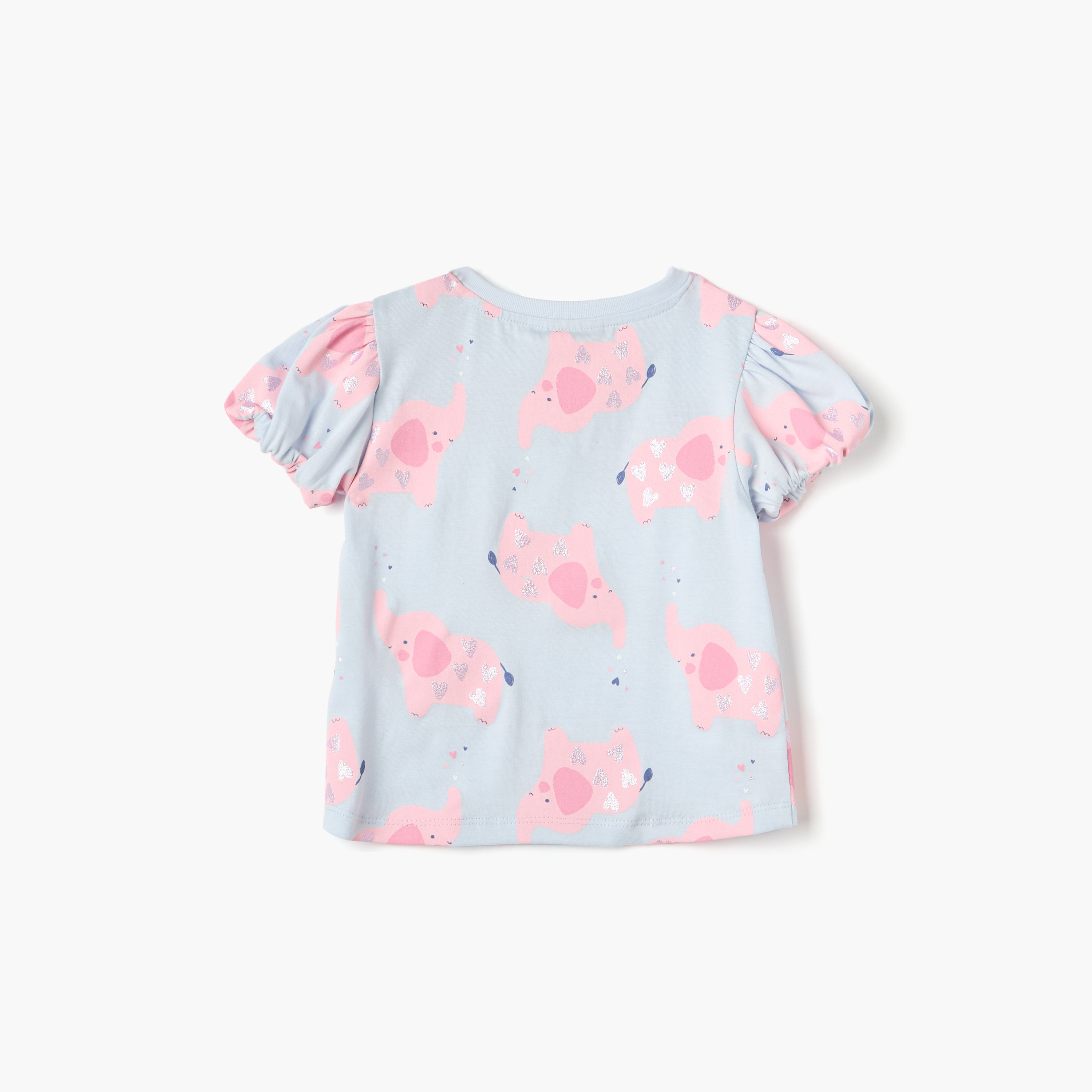 تيشيرت بطبعات فيل من جونيورز-baby-girls-clothing-tshirts-image-2