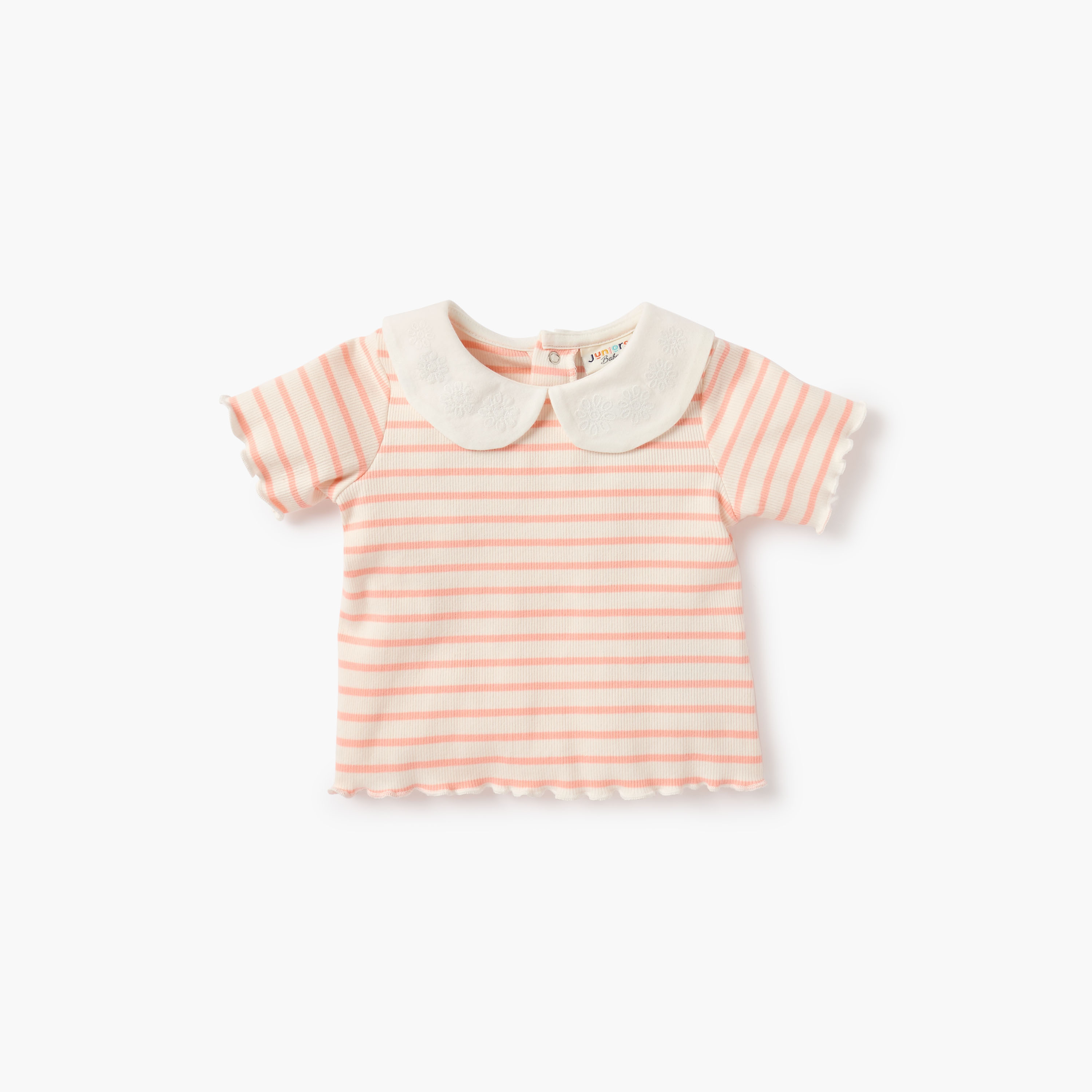 Juniors Assorted T-shirt with Short Sleeves - Set of 3-baby-girls-clothing-tshirts-image-3