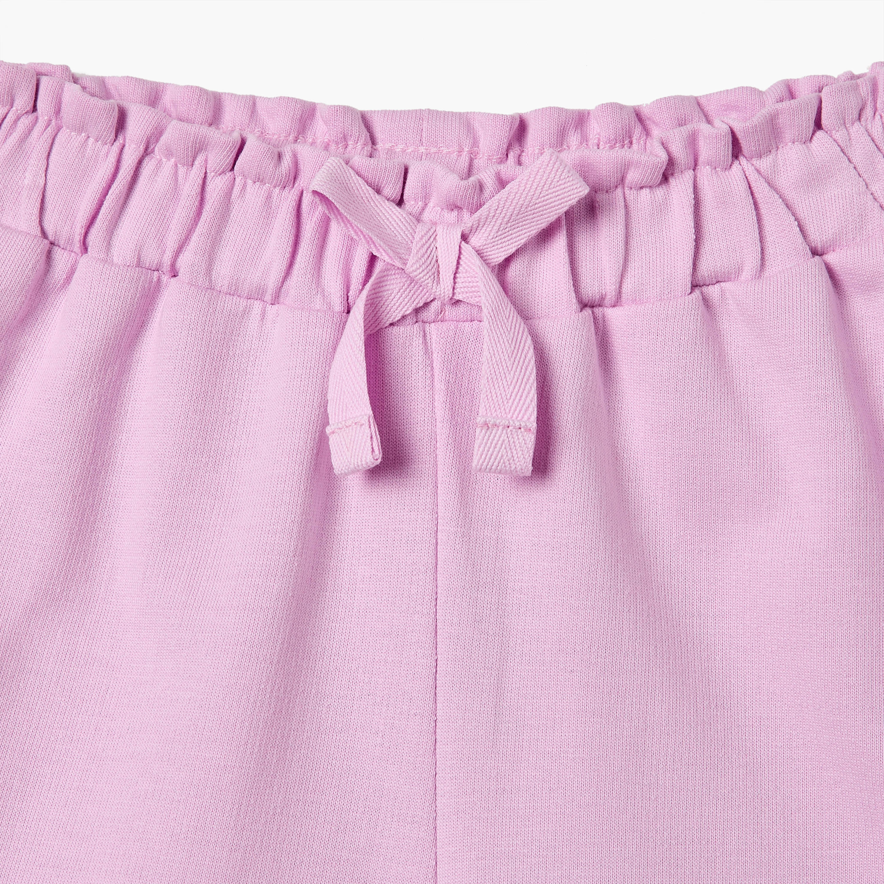 Juniors Butterfly Print Shorts with Ruffle Detail and Elasticated Waistband-baby-girls-clothing-bottoms-shorts-image-3