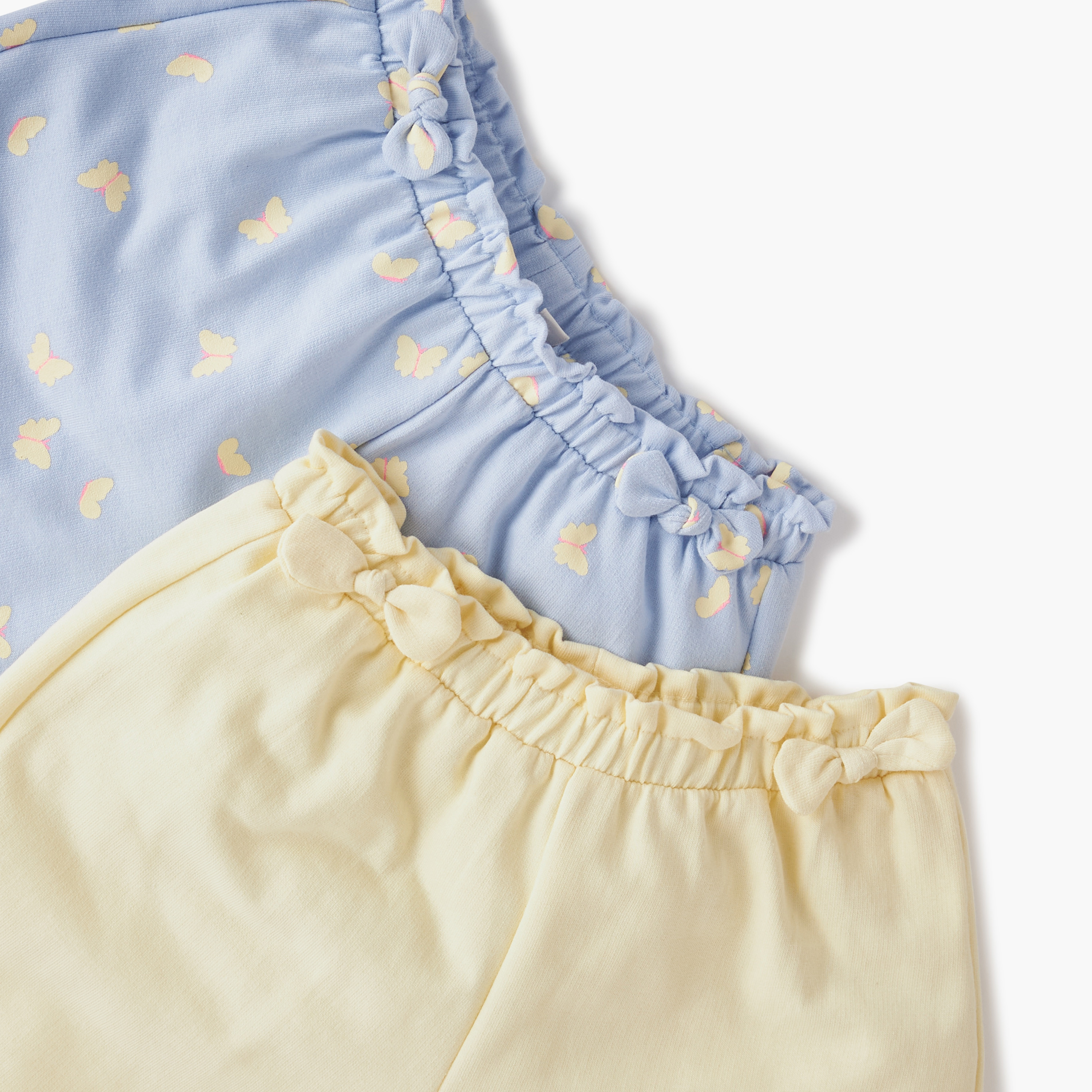 Juniors Assorted Shorts with Elasticated Waistband and Bow Detail - Set of 2-baby-boys-clothing-bottoms-shorts-image-4